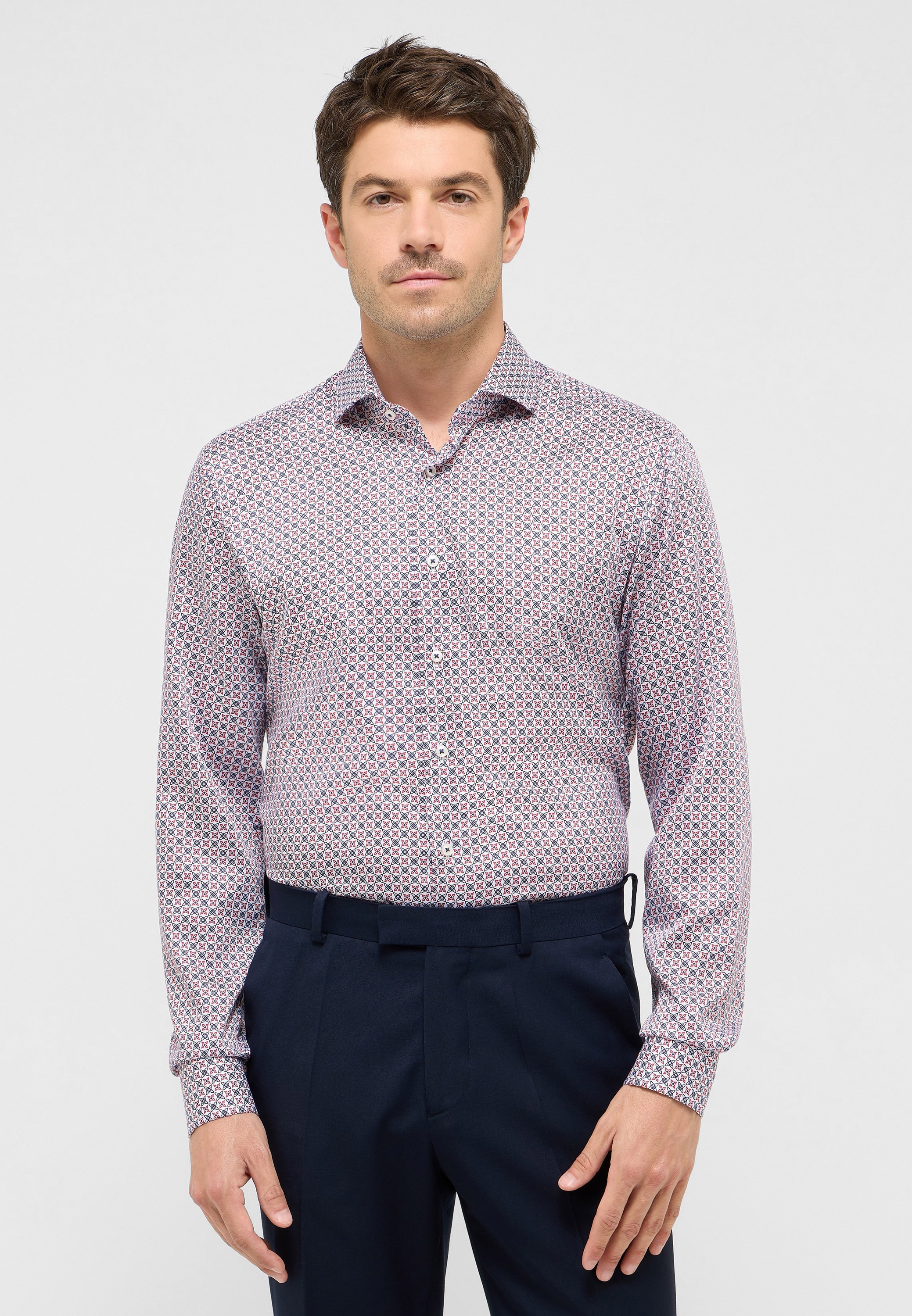 Eterna Langarmhemd "SLIM FIT", EASY IRON (bügelleicht) günstig online kaufen