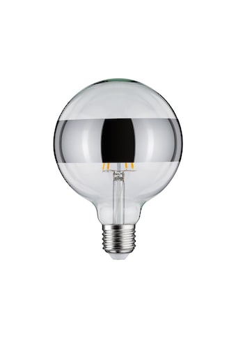 LED-Leuchtmittel »G125 Ringspiegel 640lm 2700K 6,5W 230V silber«, 1 St., Warmweiß