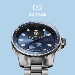Withings Smartwatch »ScanWatch HORIZON (43mm)«, Proprietär,)