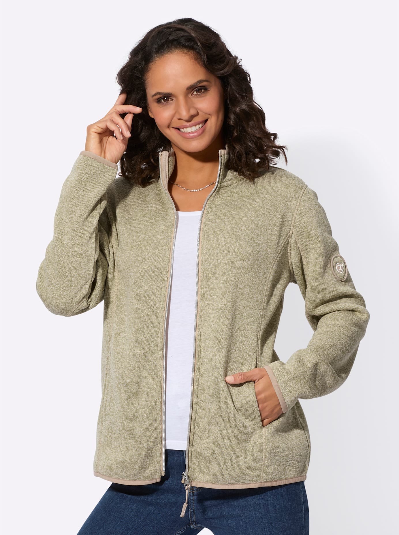 Casual Looks Fleecejacke günstig online kaufen