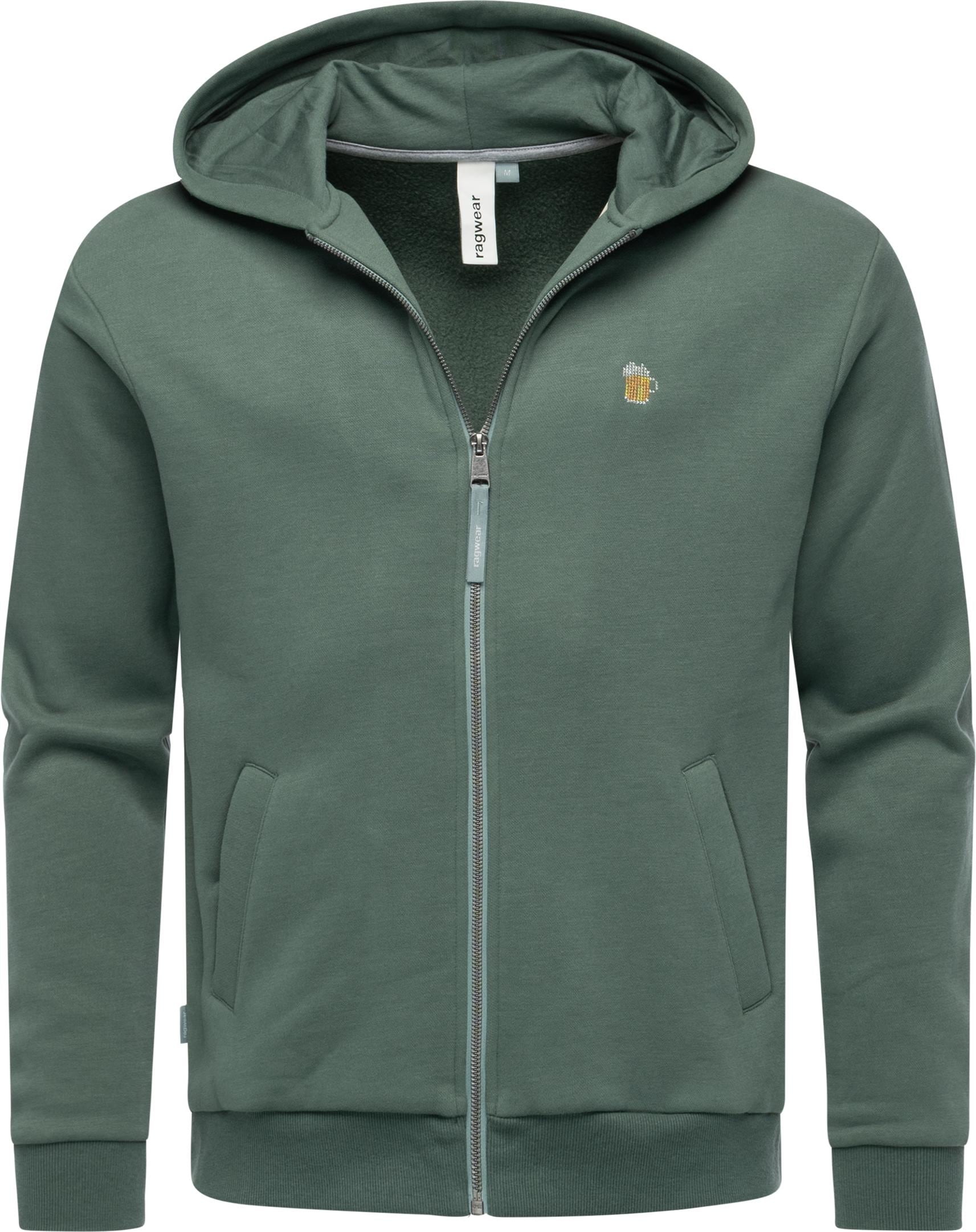 Ragwear Sweatjacke "Natten EMB", Weiche Herren Kapuzenjacke mit Stickerei günstig online kaufen