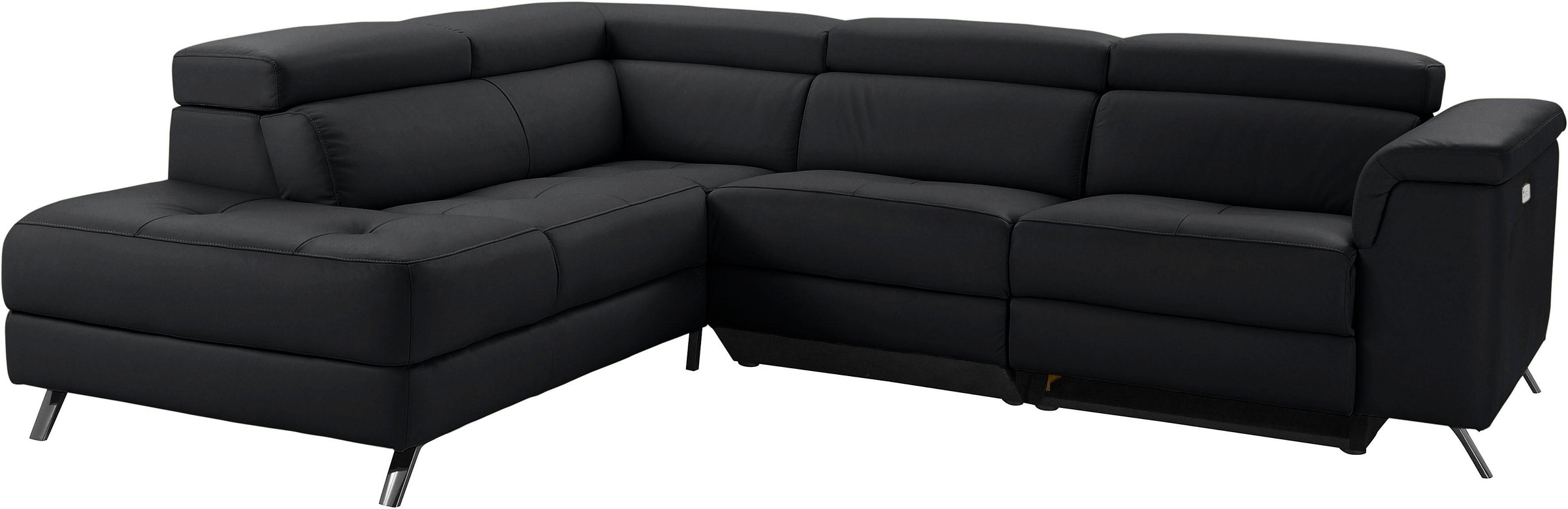 PLACES OF STYLE Ecksofa »Pirlo L-Form« su einem elektr...