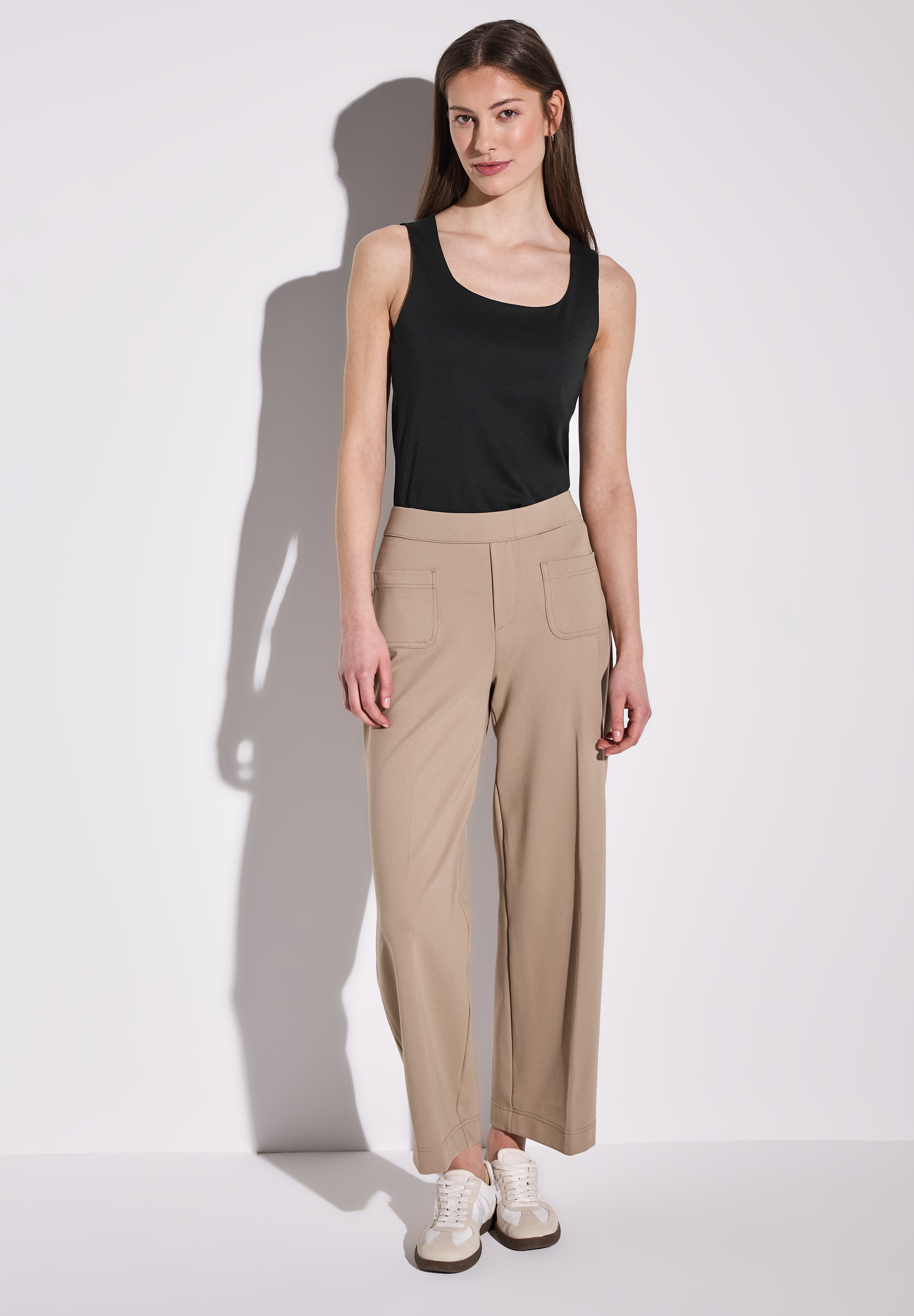 STREET ONE Rundhalsshirt, im soften Baumwoll-Mix