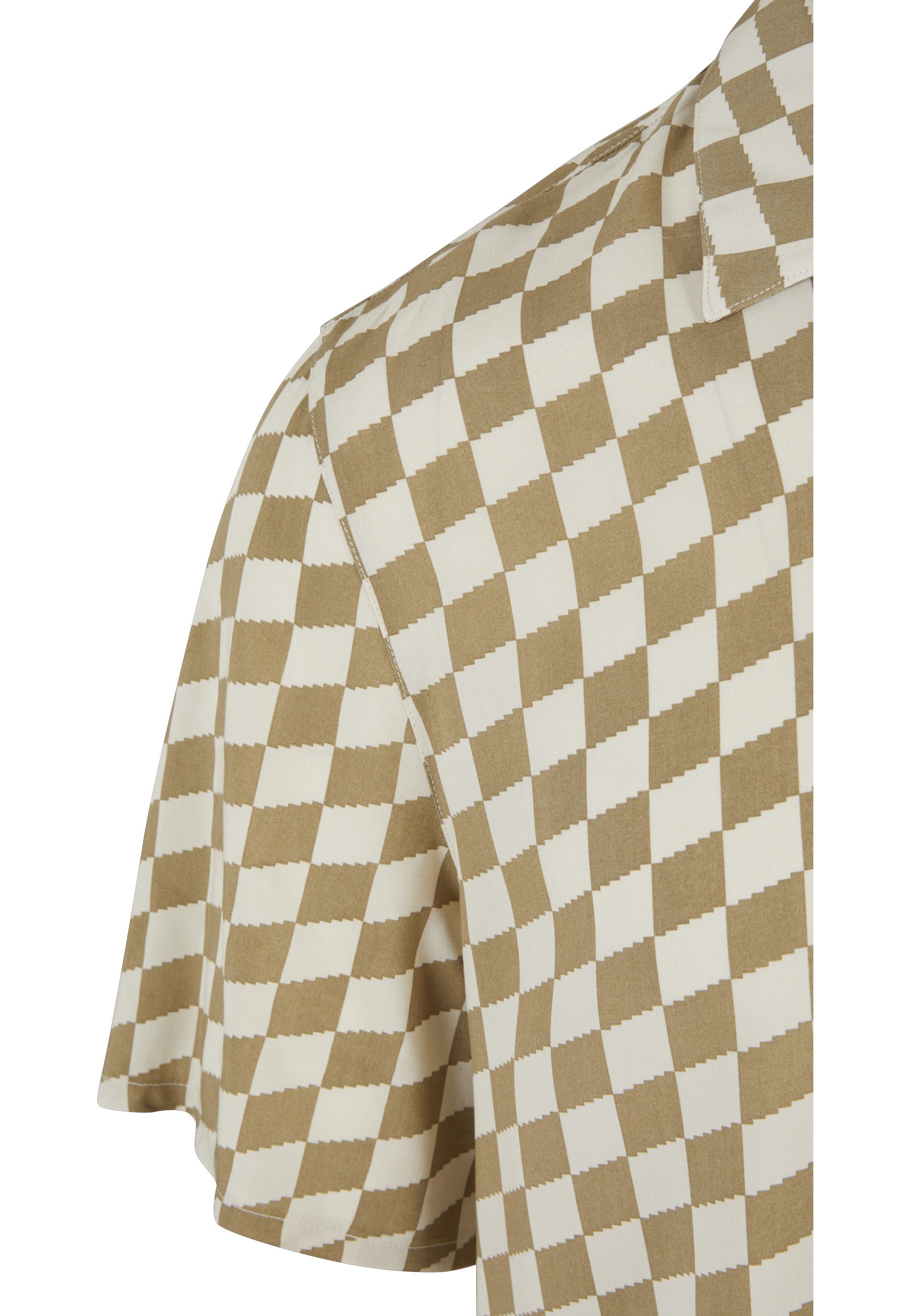 URBAN CLASSICS Kurzarmhemd »Urban Classics Herren Viscose AOP Resort Shirt« 1 Stk.