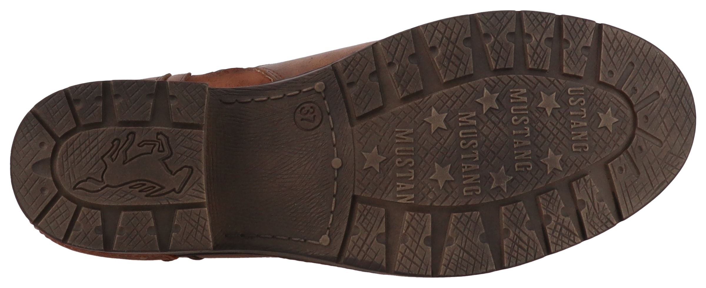 Mustang Shoes Winterstiefelette »Gelja«, Winterstiefelette, Boots mit Innenreißveschluss