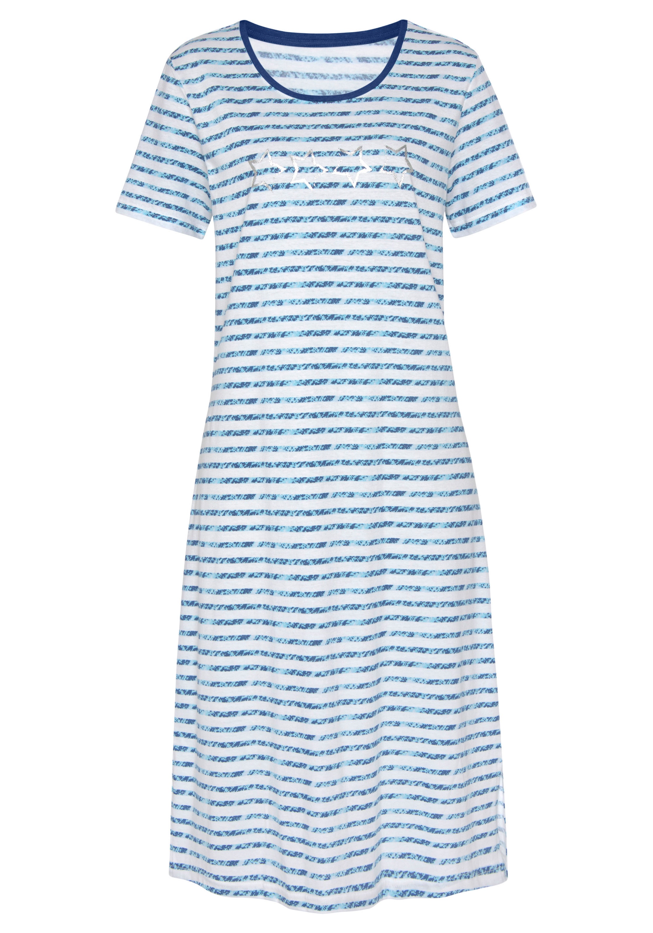 Vivance Dreams Nachthemd 1-teilig, mit Seitenschlitzen für mehr Bewegungsfr günstig online kaufen