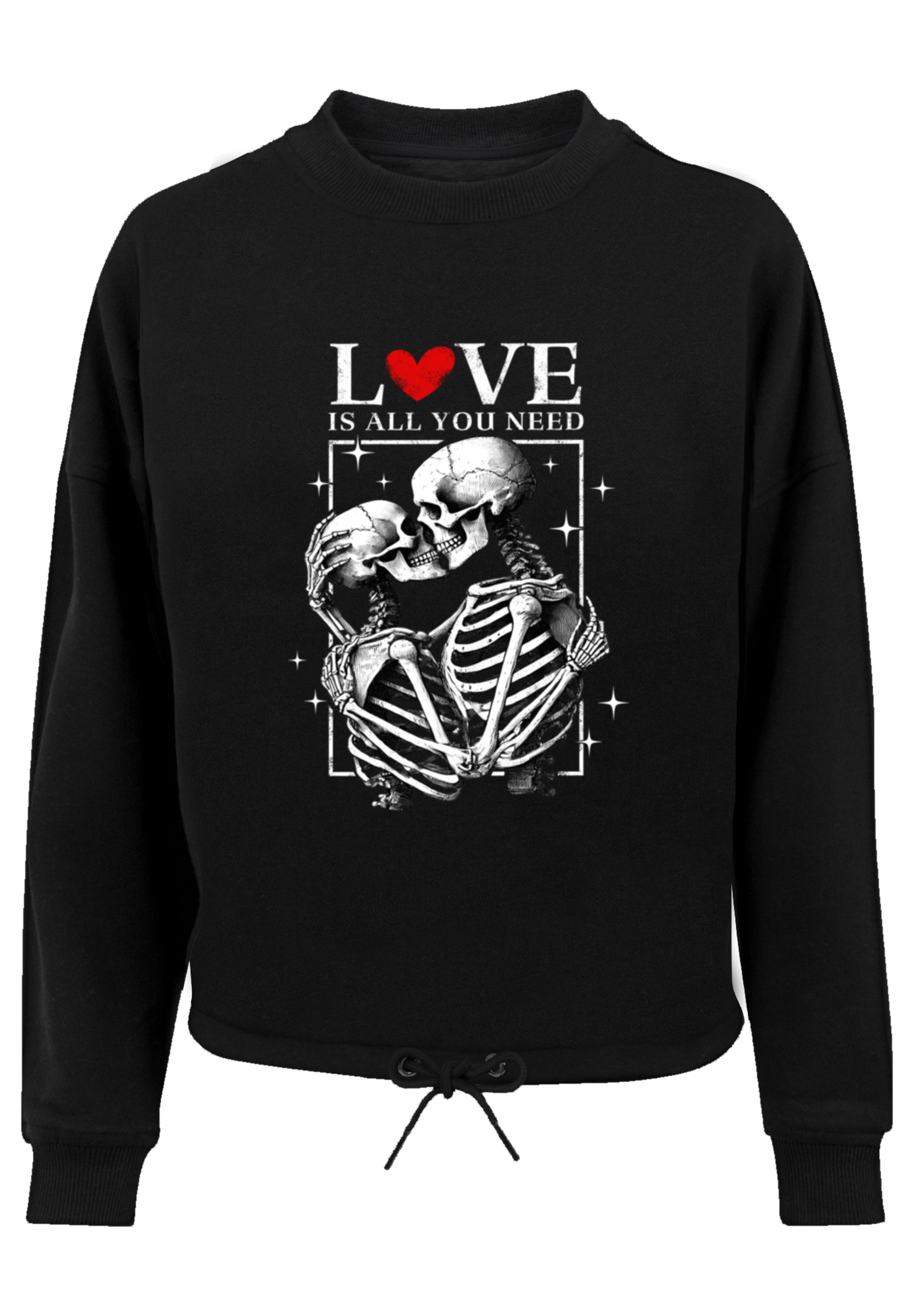 F4NT4STIC Sweatshirt »Love is all you need«, Premium Qualität