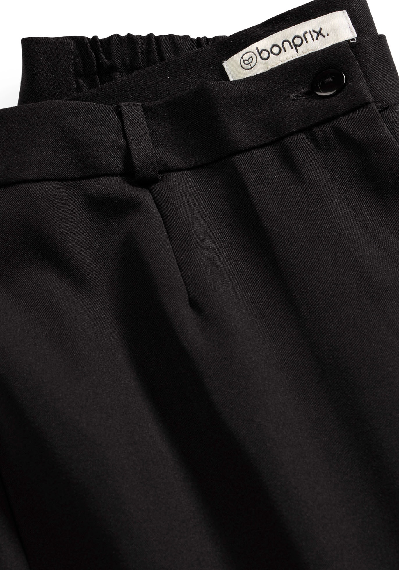 bonprix Marlene-Hose  mit weitem Bein, Bügelfalte und bequemem Bund