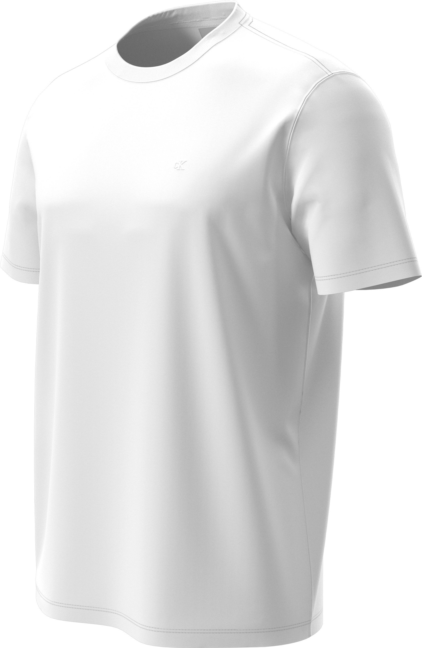 Calvin Klein T-Shirt "SS STRETCH COTTON SLIM TEE", Mit Rundhalsausschnitt günstig online kaufen