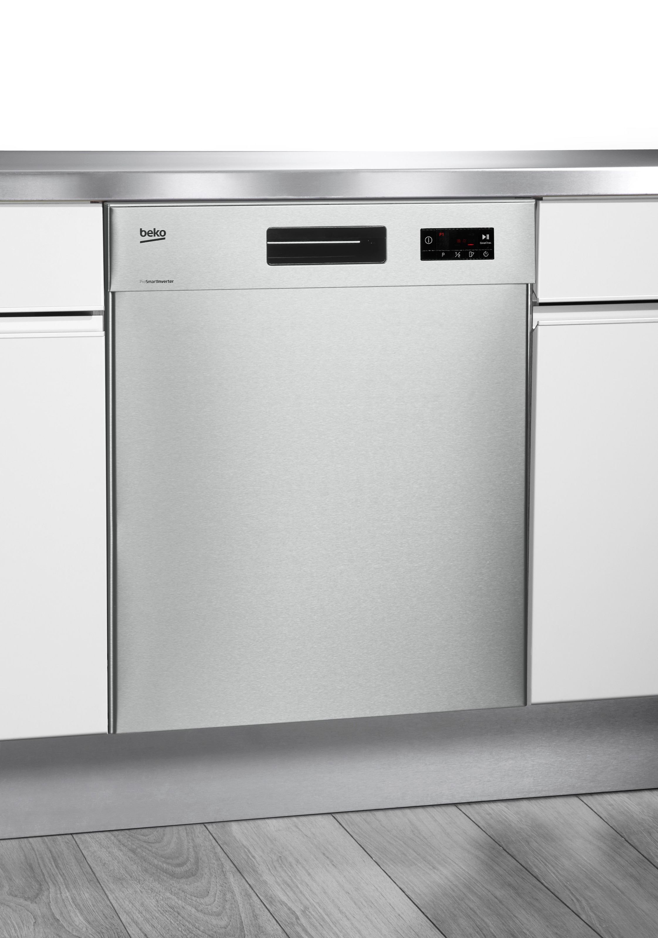 BEKO Unterbaugeschirrspüler »BDUN16440X«, 14 Maßgedecke, ProSmart Inverter Motor