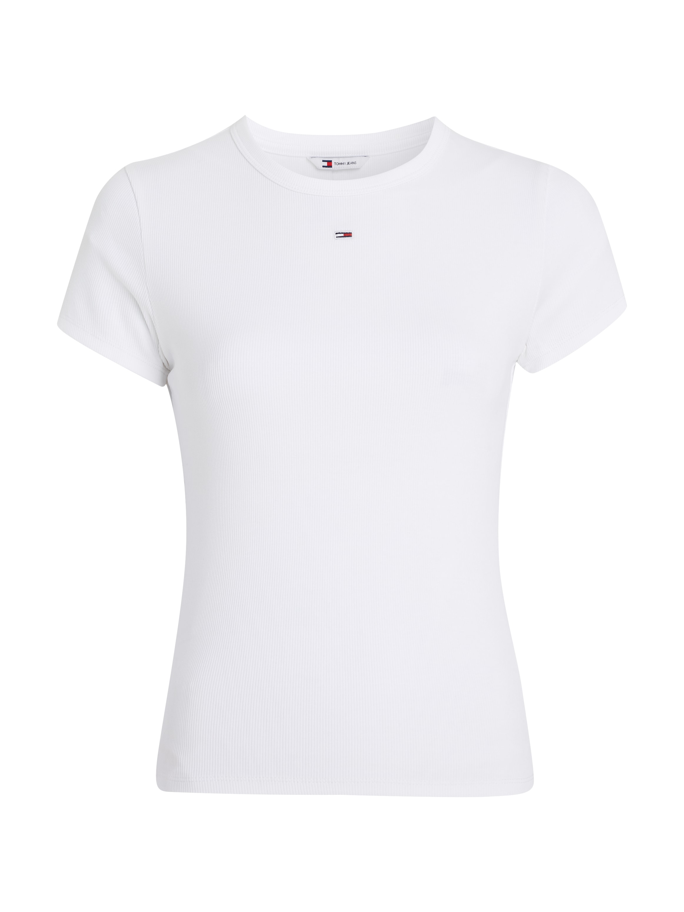 Tommy Jeans Curve T-Shirt »Slim Essential Rib«, Große Größen