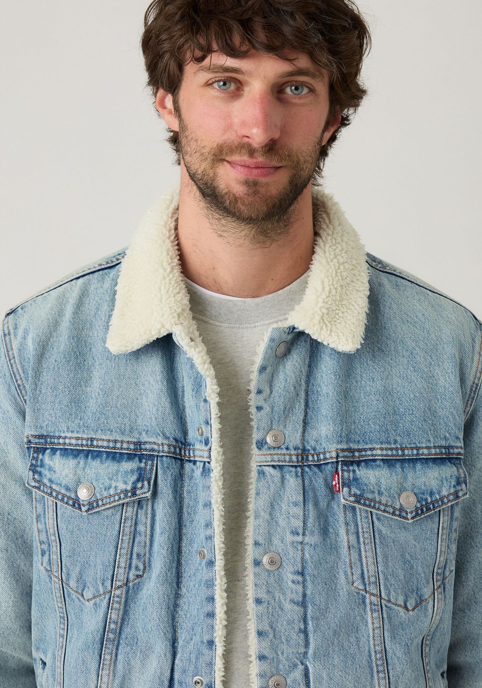 Levi's® Kurzjacke »SHERPA«, mit Sherpa Fütterung