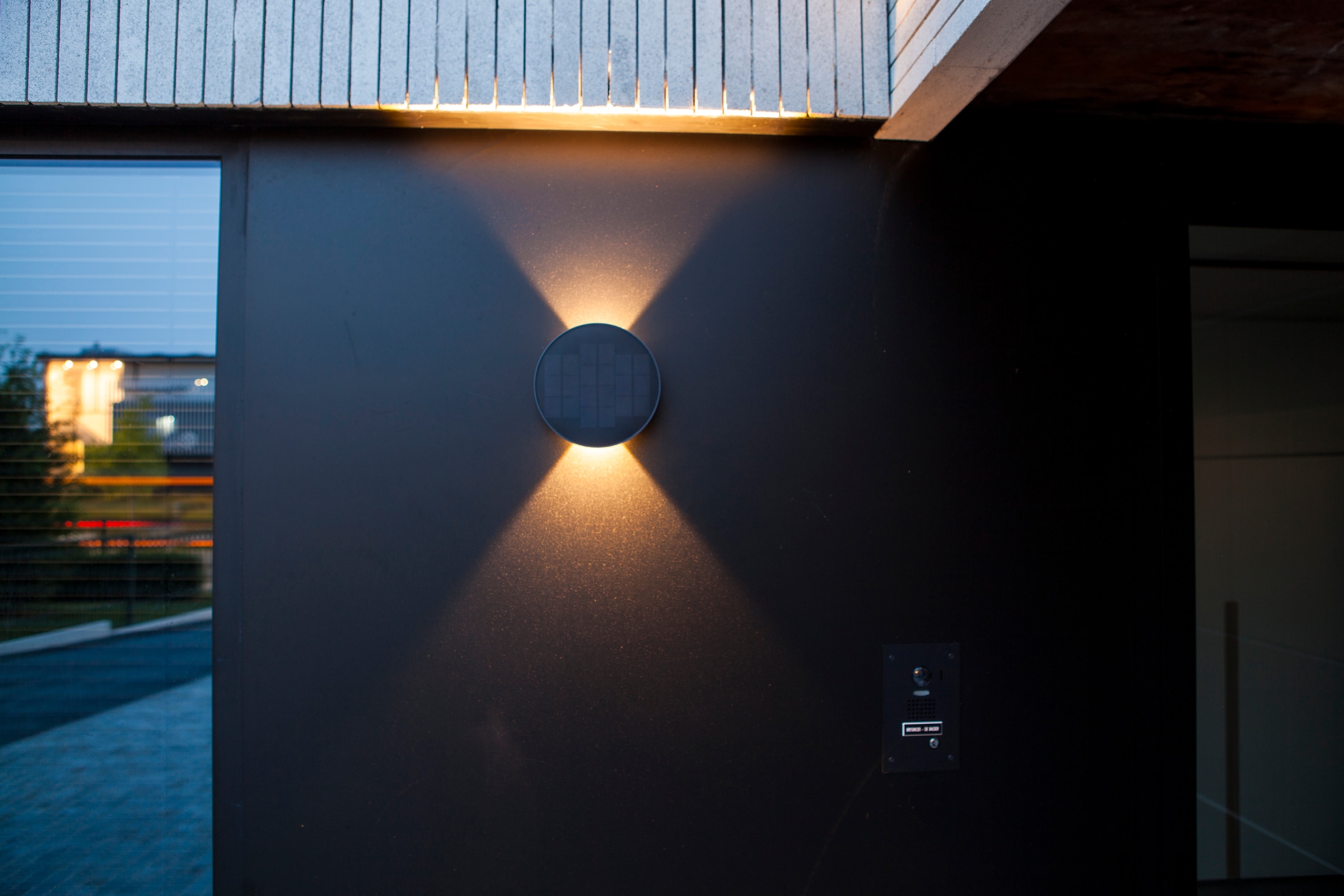 LUTEC LED Solarleuchte »LED Solar-Außenwandleuchte BELKA«, 2 flammig, Leuchtmittel LED-Board | LED fest integriert, Solar-Hybrid