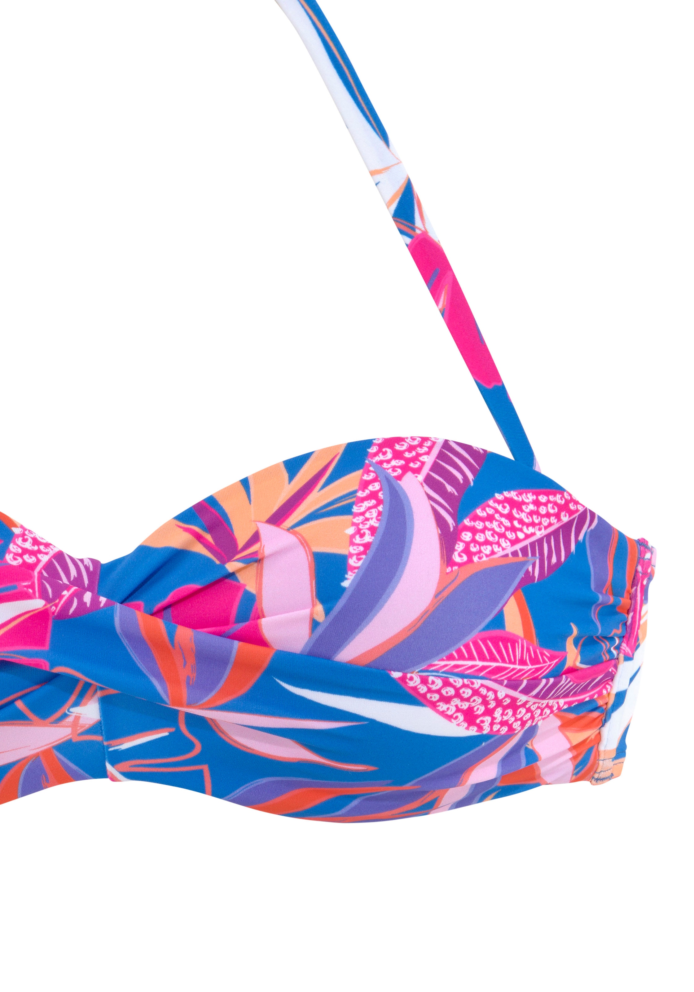 Buffalo Bügel-Bandeau-Bikini-Top »Soleil«, mit gedrehter Optik