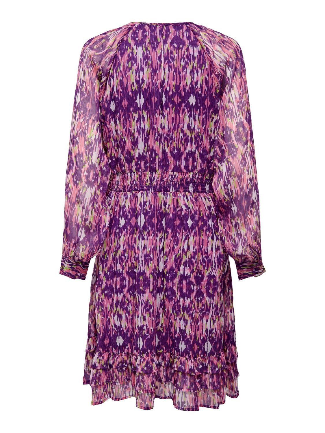 ONLY Minikleid "ONLVIVA LIFE L/S LAYER DRESS PTM" Sommerkleid günstig online kaufen