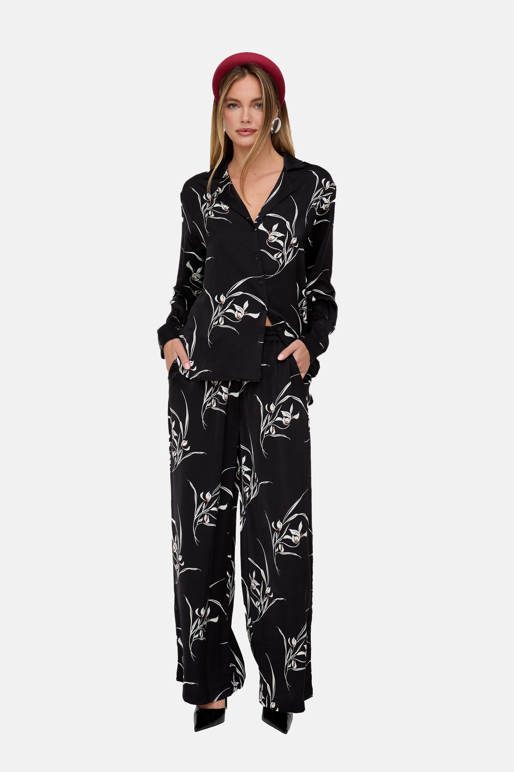 Lily and Lionel Hemdbluse »Lillibet Large Floral Print Shirt Damen«