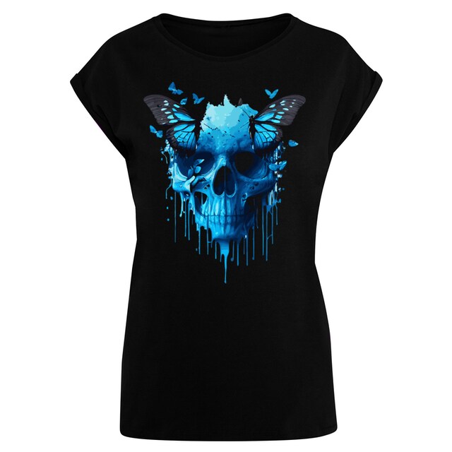 F4NT4STIC T-Shirt »F4NT4STIC T-Shirt Totenkopf mit Schmetterling«, Print  für bestellen | BAUR