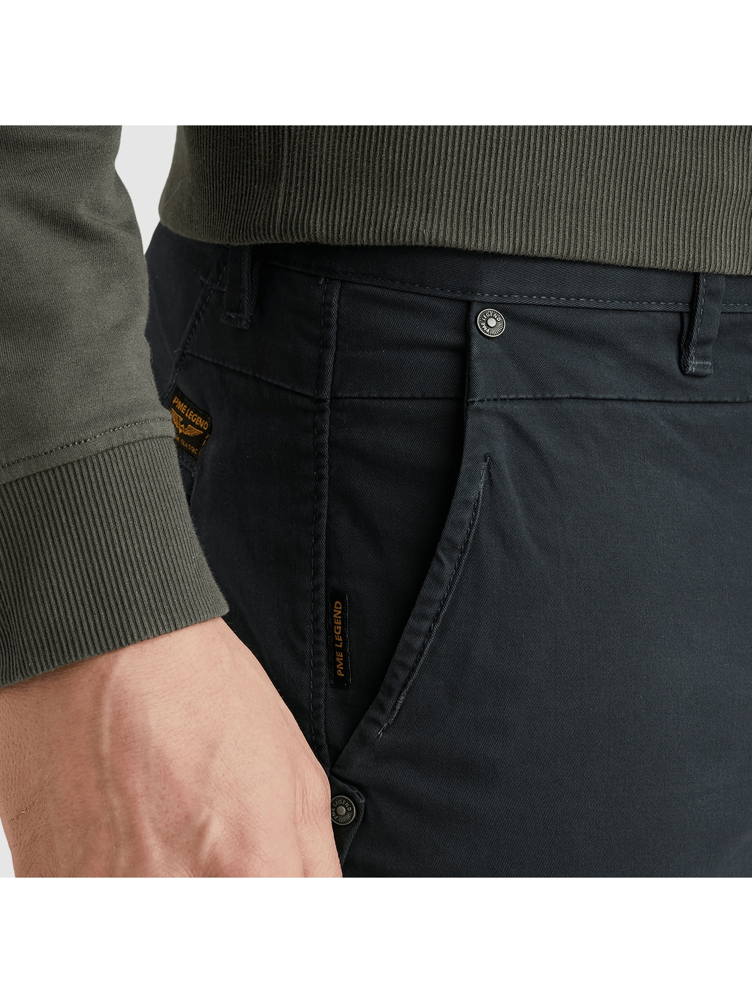 Thumbnail - PME LEGEND Chinohose "TWIN WASP CHINO LEFT HAND STRETCH TWILL" mit Taschen
