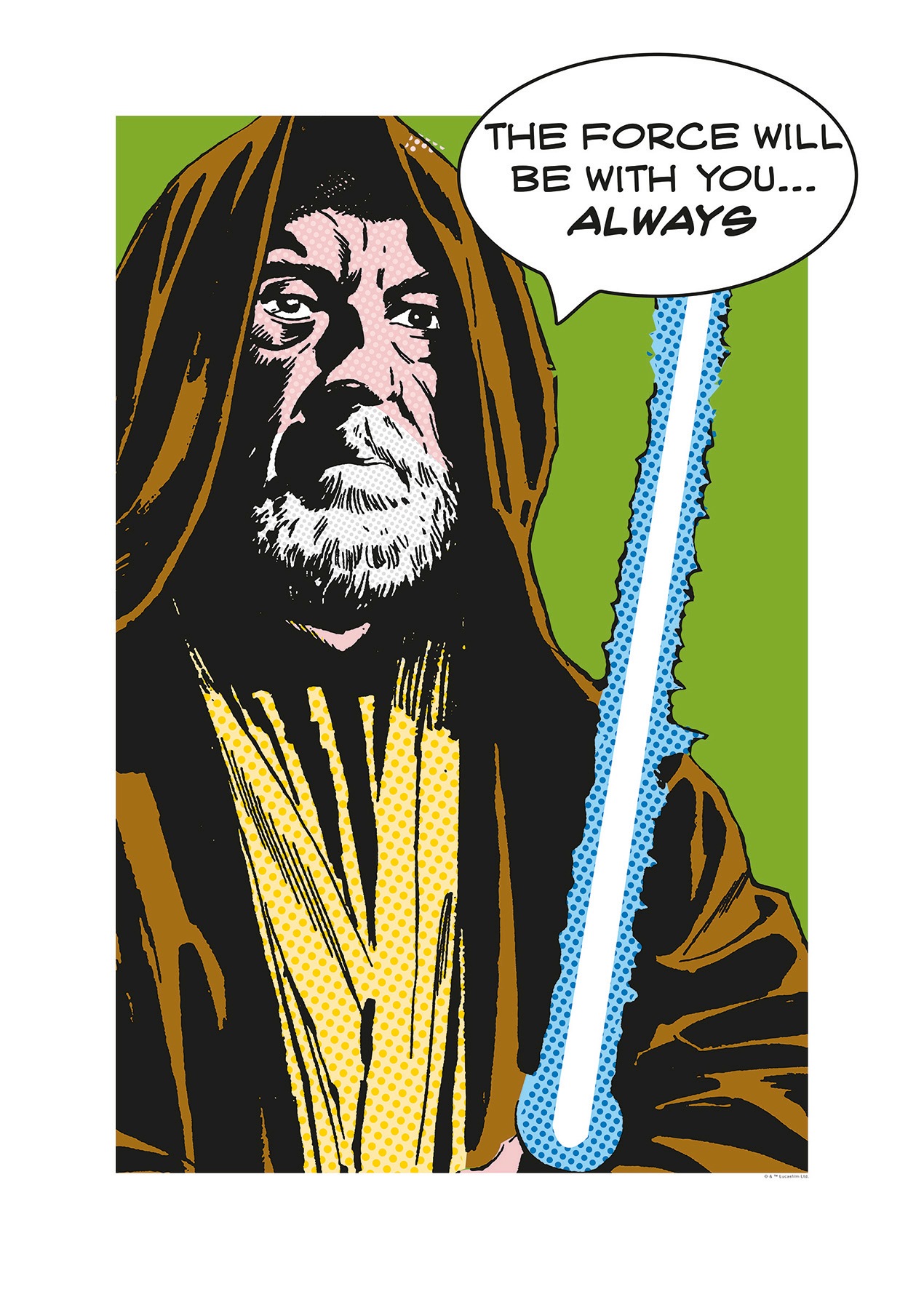 Komar Poster "Star Wars Classic Comic Quote Obi Wan", Star Wars, (1 St.), Kinderzimmer, Schlafzimmer, Wohnzimmer