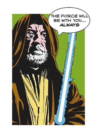 Komar Poster »Star Wars Classic Comic Quote ...