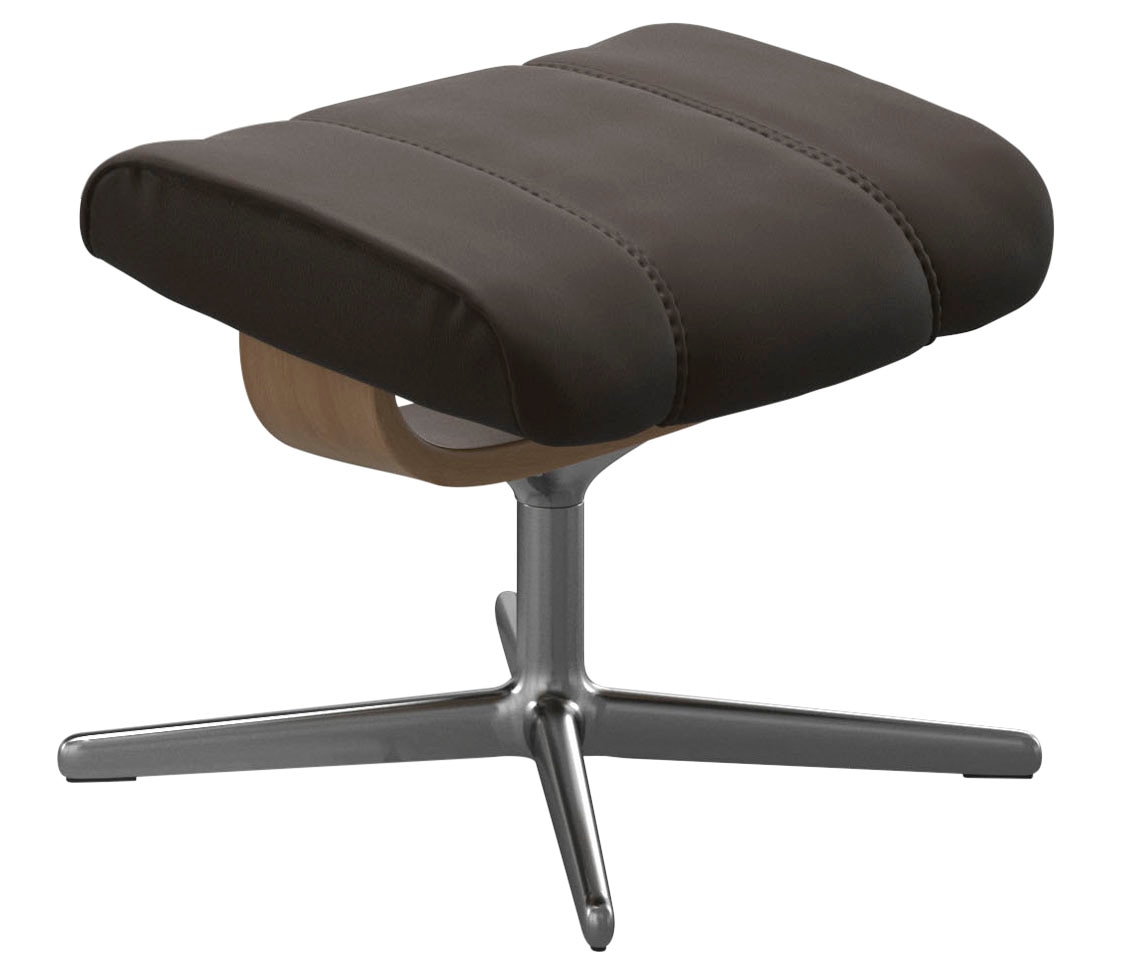 Stressless® Fußhocker »Consul« mit Cross Base, Größe S, M & L, Holzakzent Eiche
