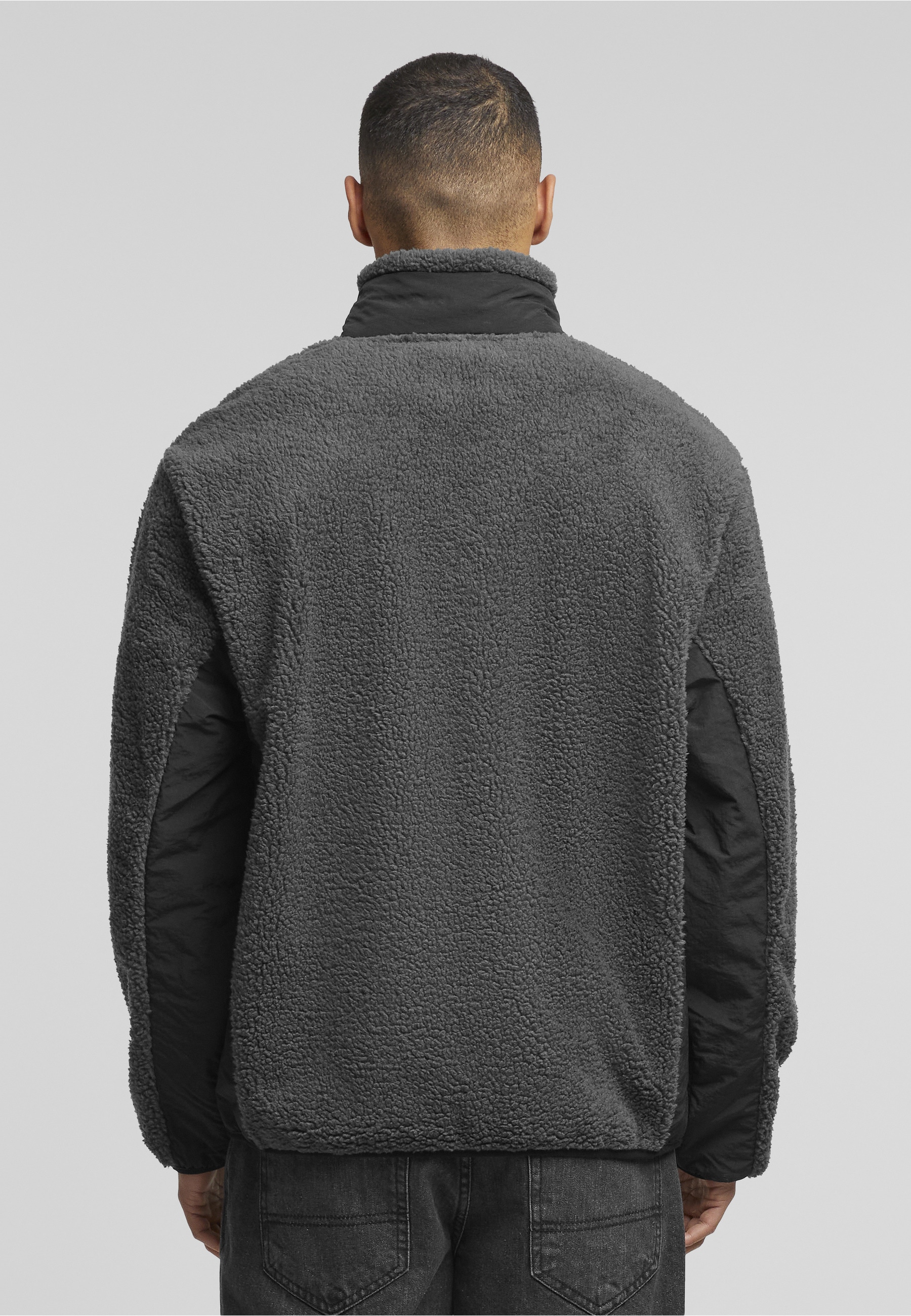 Karl Kani Allwetterjacke »Karl Kani Karl Kani Sport Patch Teddy Jacket« 1 Stk. tlg. mit Kapuze