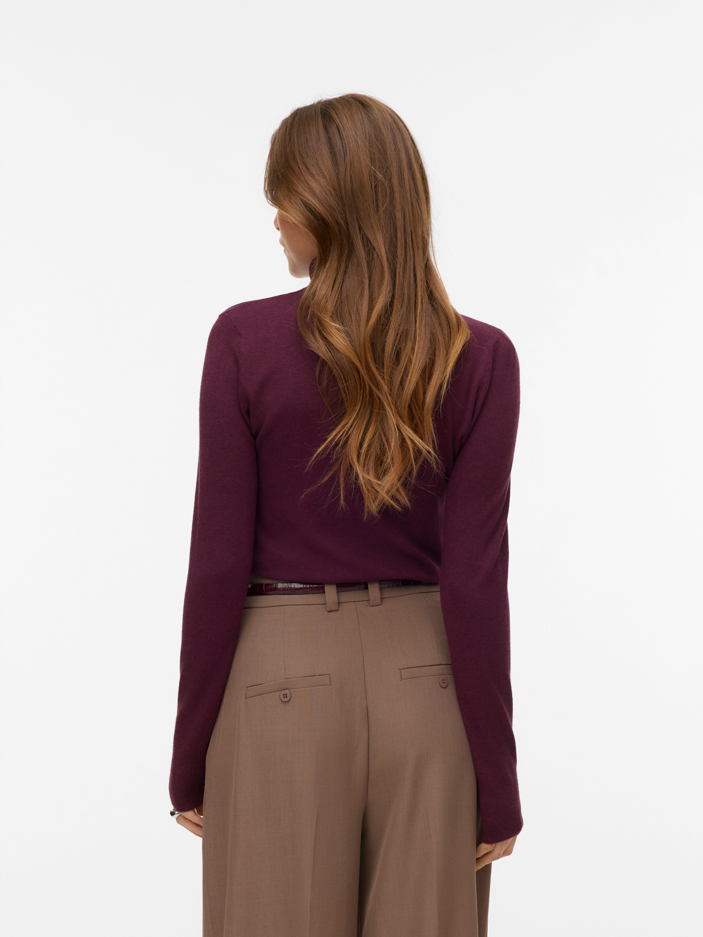 Vero Moda Rollkragenpullover "VMHAPPINESS LS ROLLNK PULLOVE GA BOO REP" günstig online kaufen