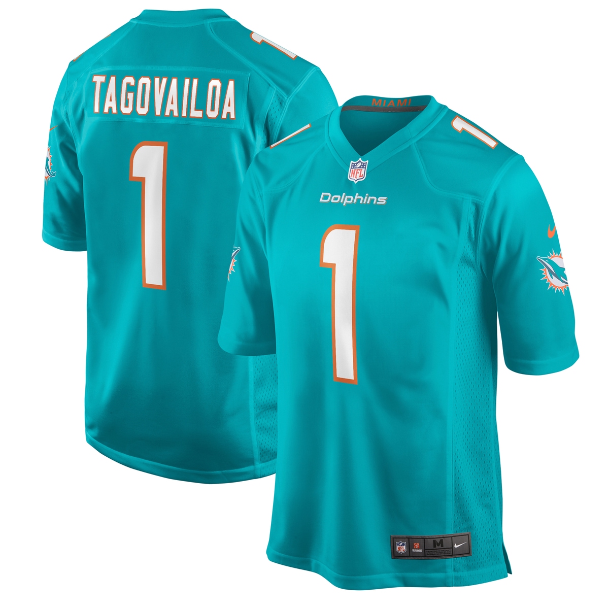 Nike Footballtrikot "Nike Trikot Miami Dolphins NFL Home Game Jersey Tagovailoa 1"
