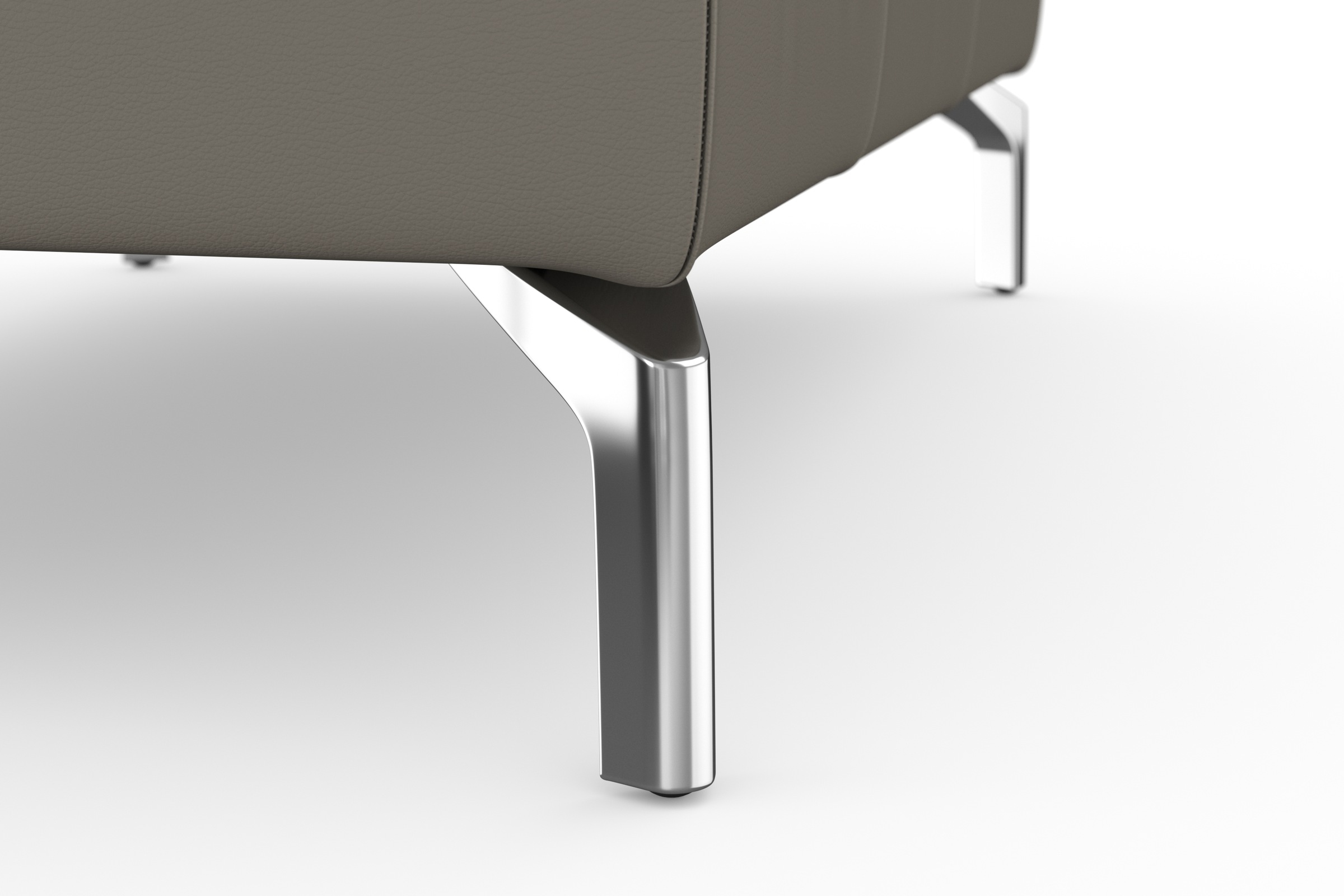 sit&more Hocker »Bendigo«, mit Klappfunktion, Bodenfreiheit 15 cm, wahlweise in 2 Fußfarben