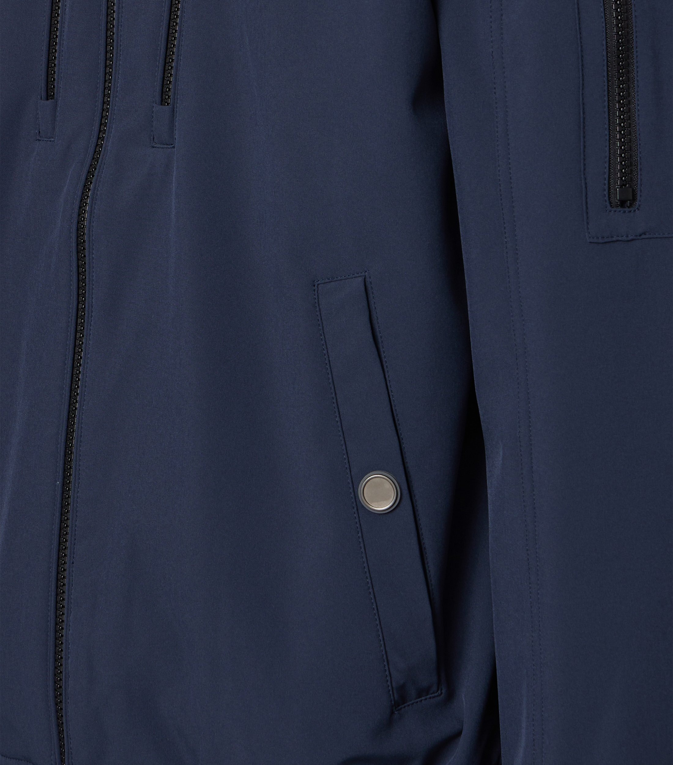 Blouson CASAMODA "CASAMODA Softshell Blouson uni", Herren, Gr. 6XL, dunkelblau, 92% Polyester, 8% Elasthan, Jacken Blouson 3