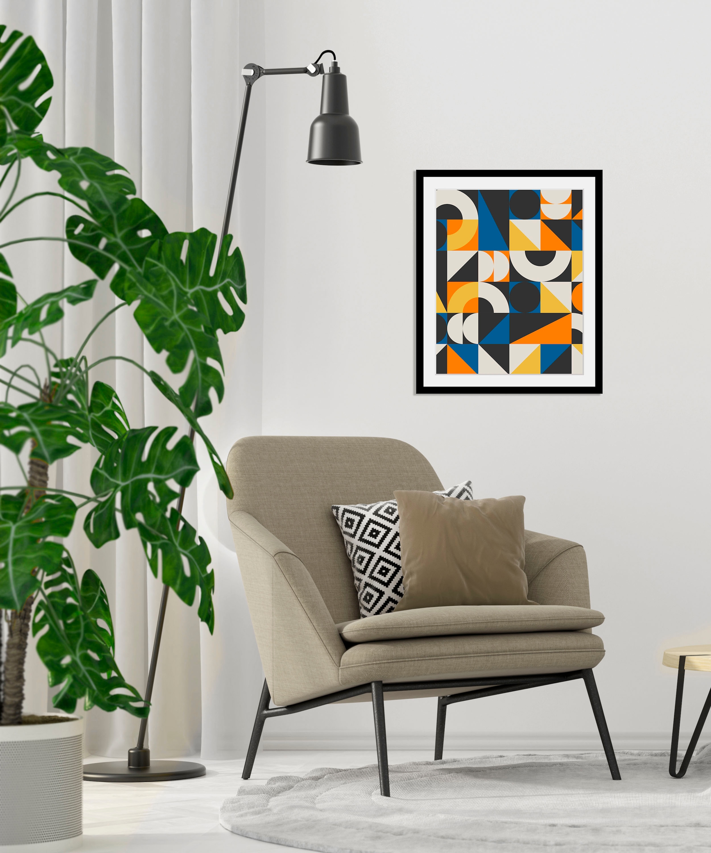 queence Bild "Adrian", Abstrakt-Kunst-Figuren-Zeichen, (1 St.), HD Premium günstig online kaufen
