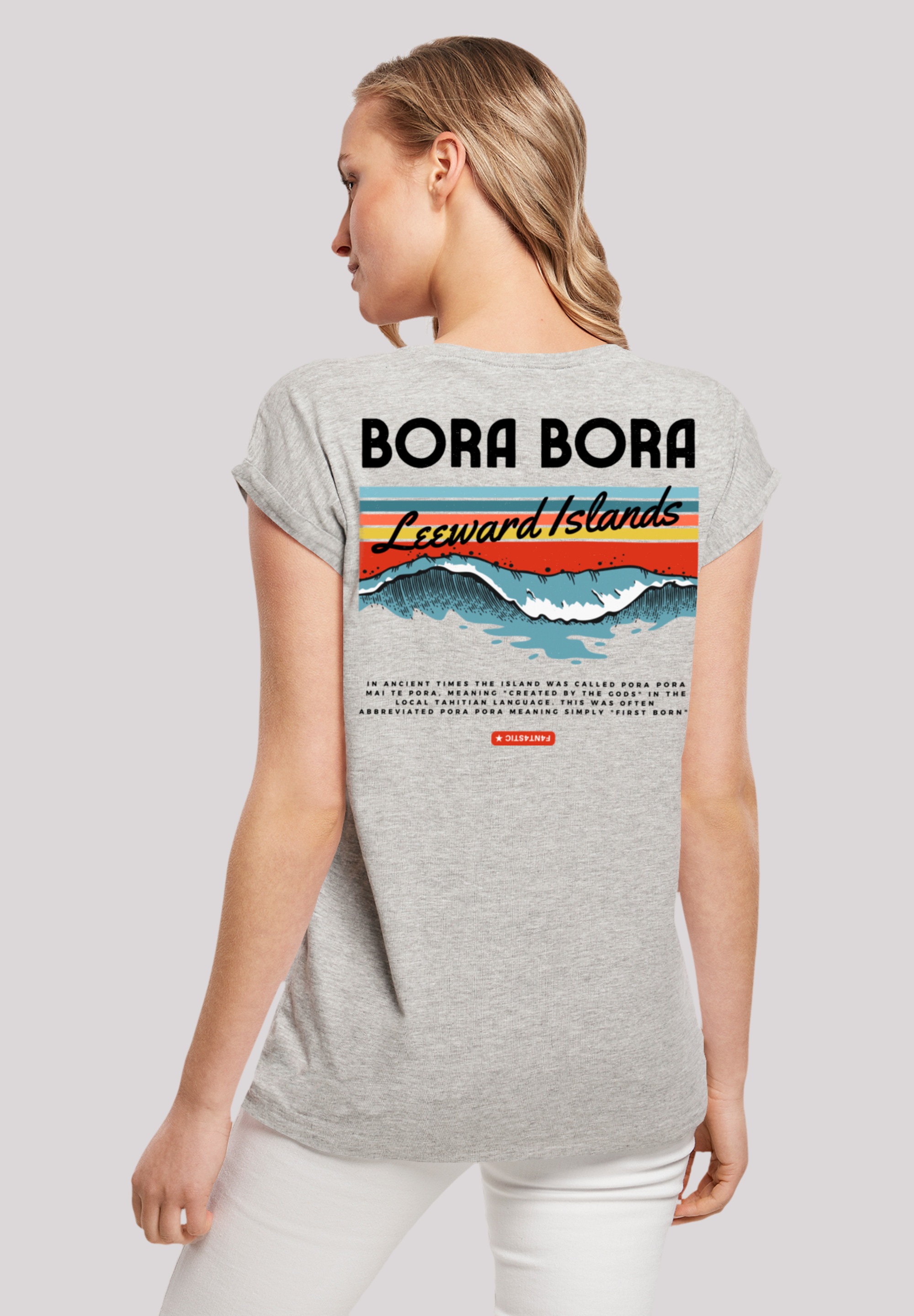 F4NT4STIC T-Shirt »Bora Bora Leewards Island«, Print