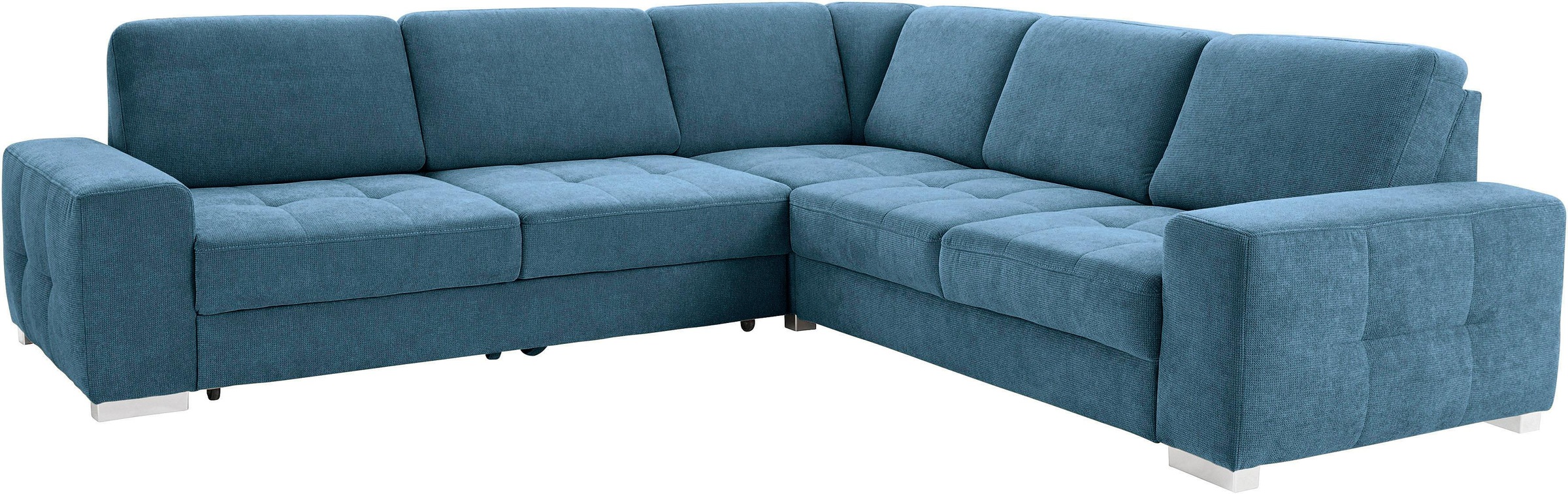 sit&more Ecksofa »Santorini L-Form«, mit Federkern und Sitztiefenverstellung, wahlweise mit Bettfunktion