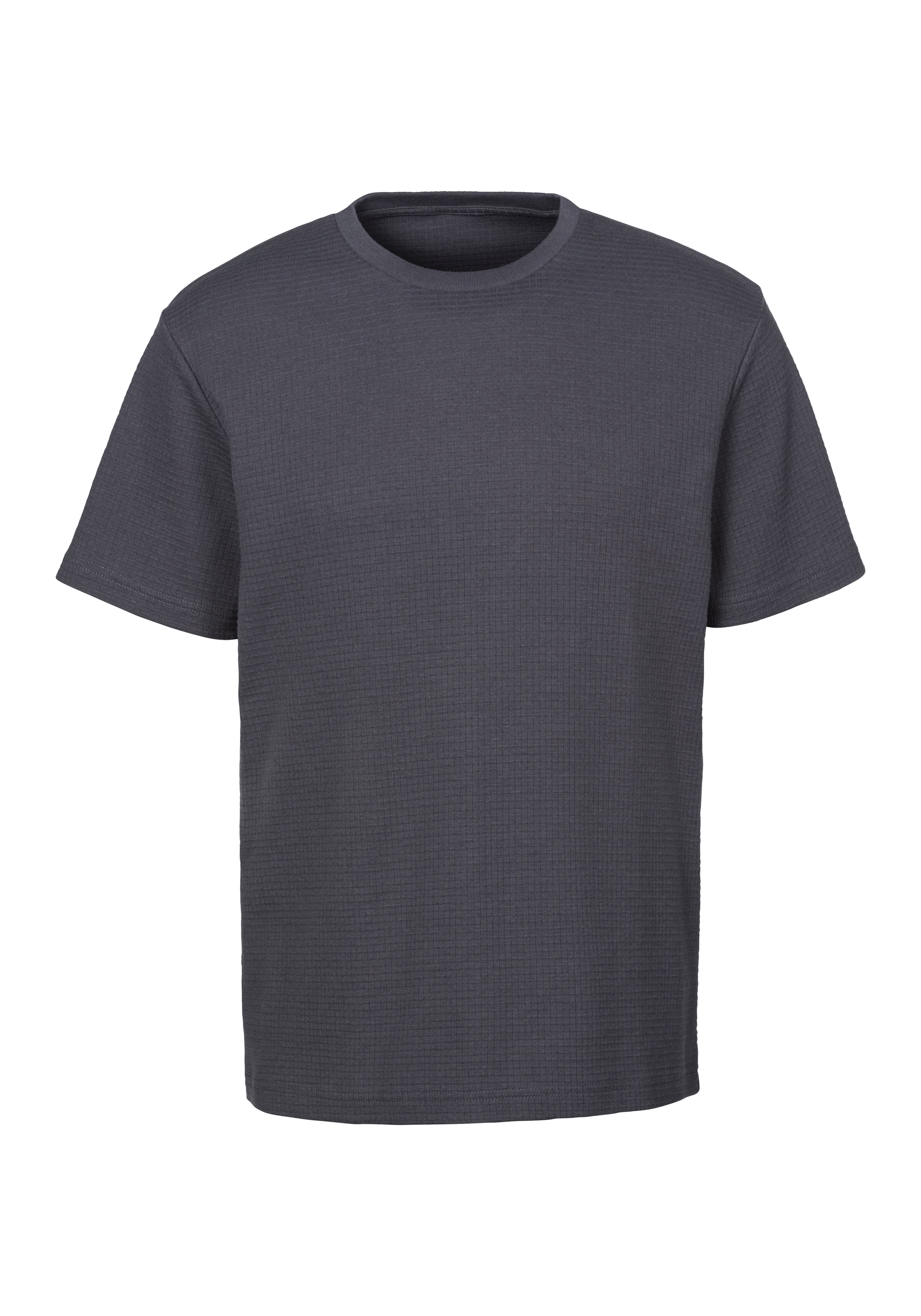 John Devin T-Shirt "mit Struktur", Rundhalsshirt mit Struktur aus Baumwoll- günstig online kaufen