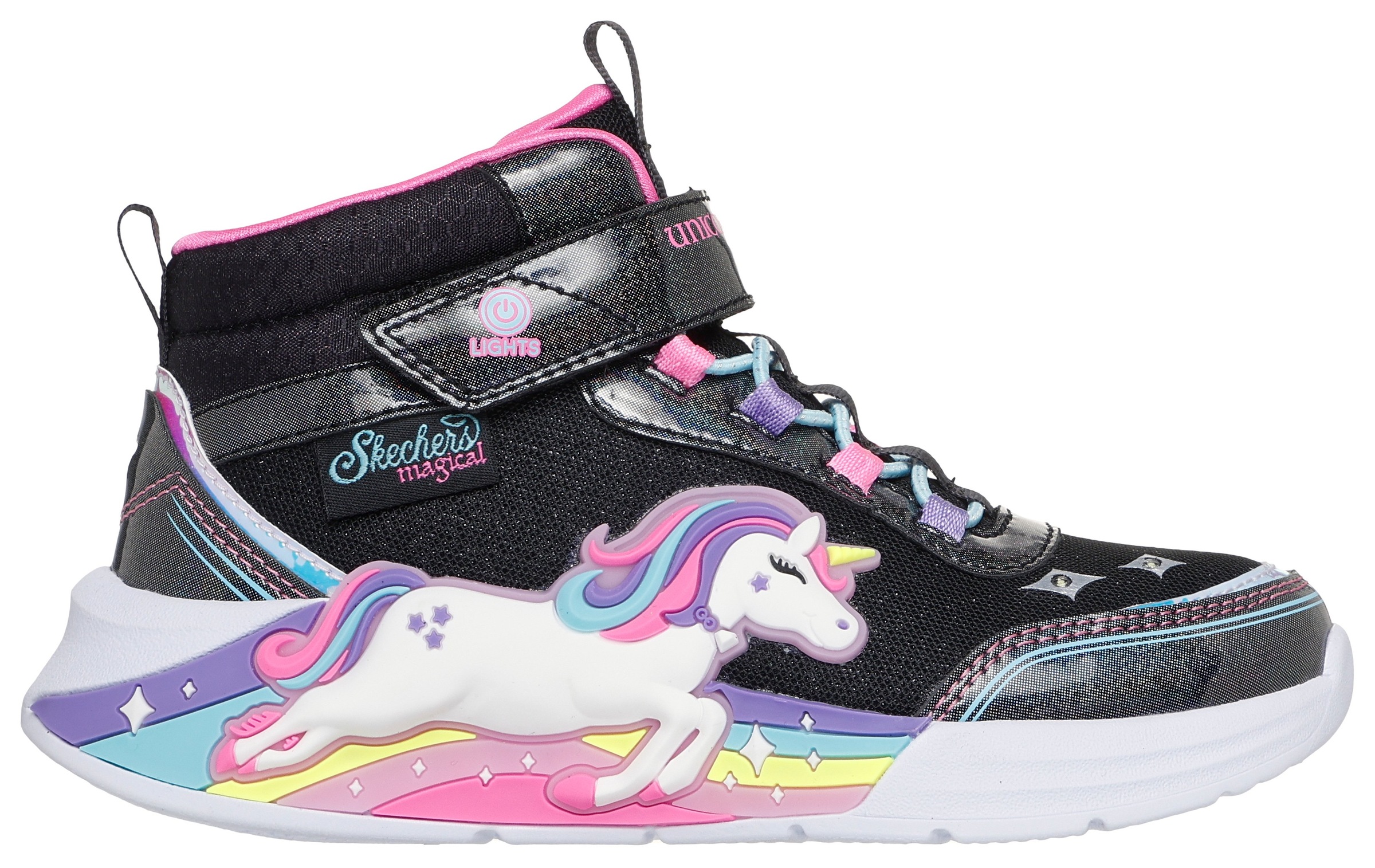 Skechers Sneaker »UNICORN CHASER«, Boots mit Einhorn, Größenschablone zum Download
