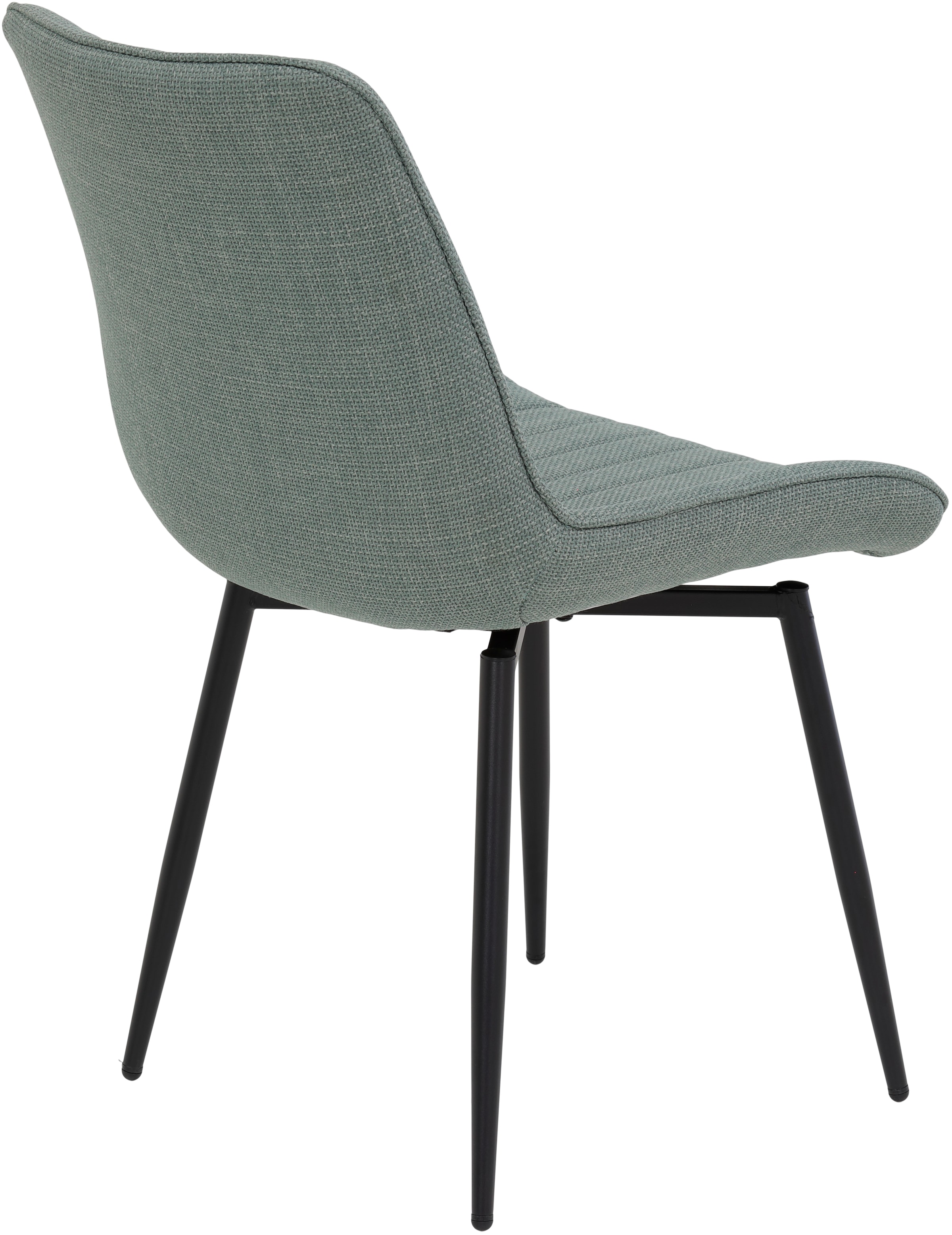 HELA Drehstuhl »Vierfußstuhl BERGEN«, (Set), 2 St., Webstoff, Esszimmerstuhl, XL-Sitzbreite, 360° drehbar