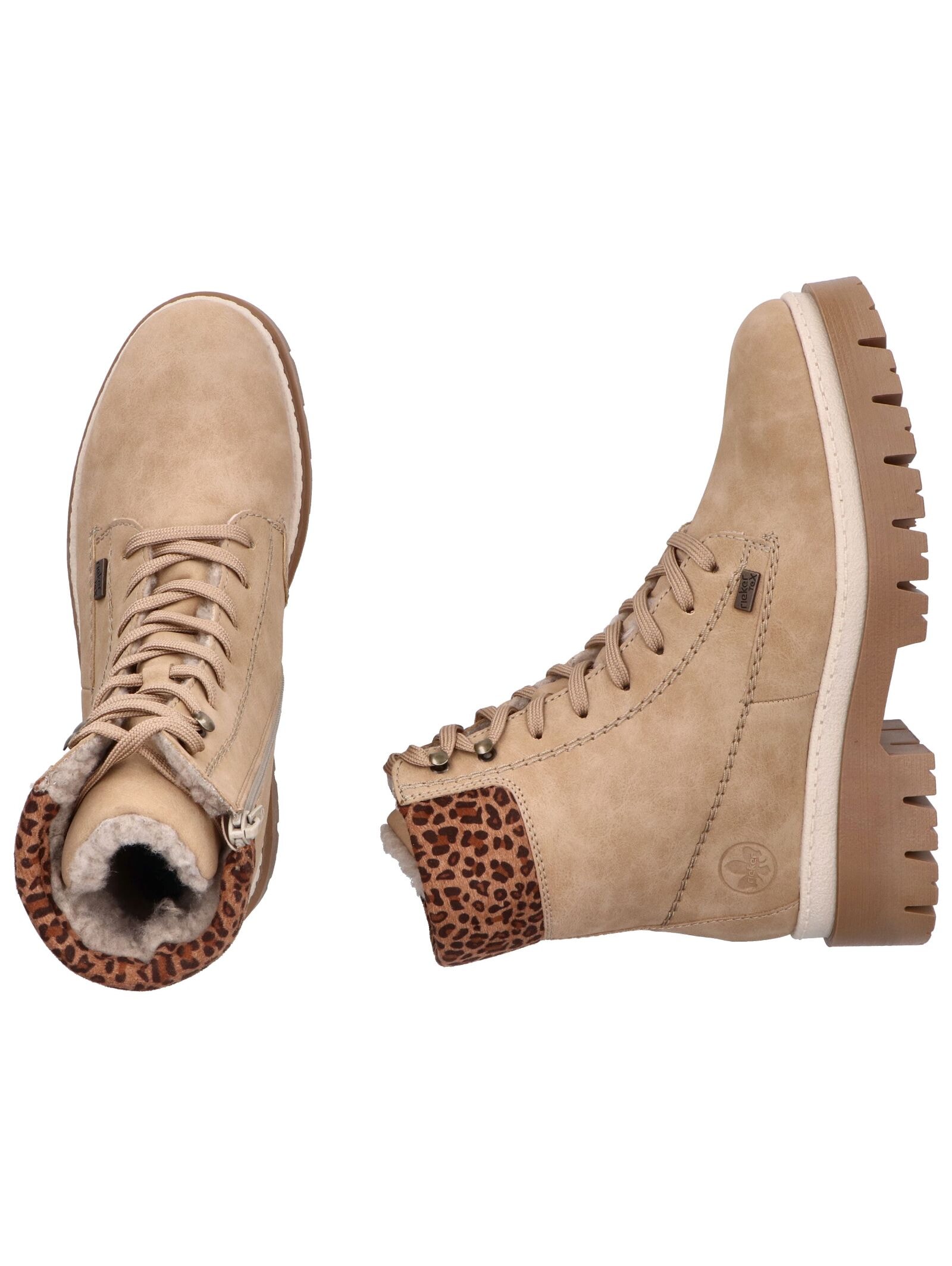 Rieker Schnürstiefelette »Rieker Stiefelette Lederimitat«