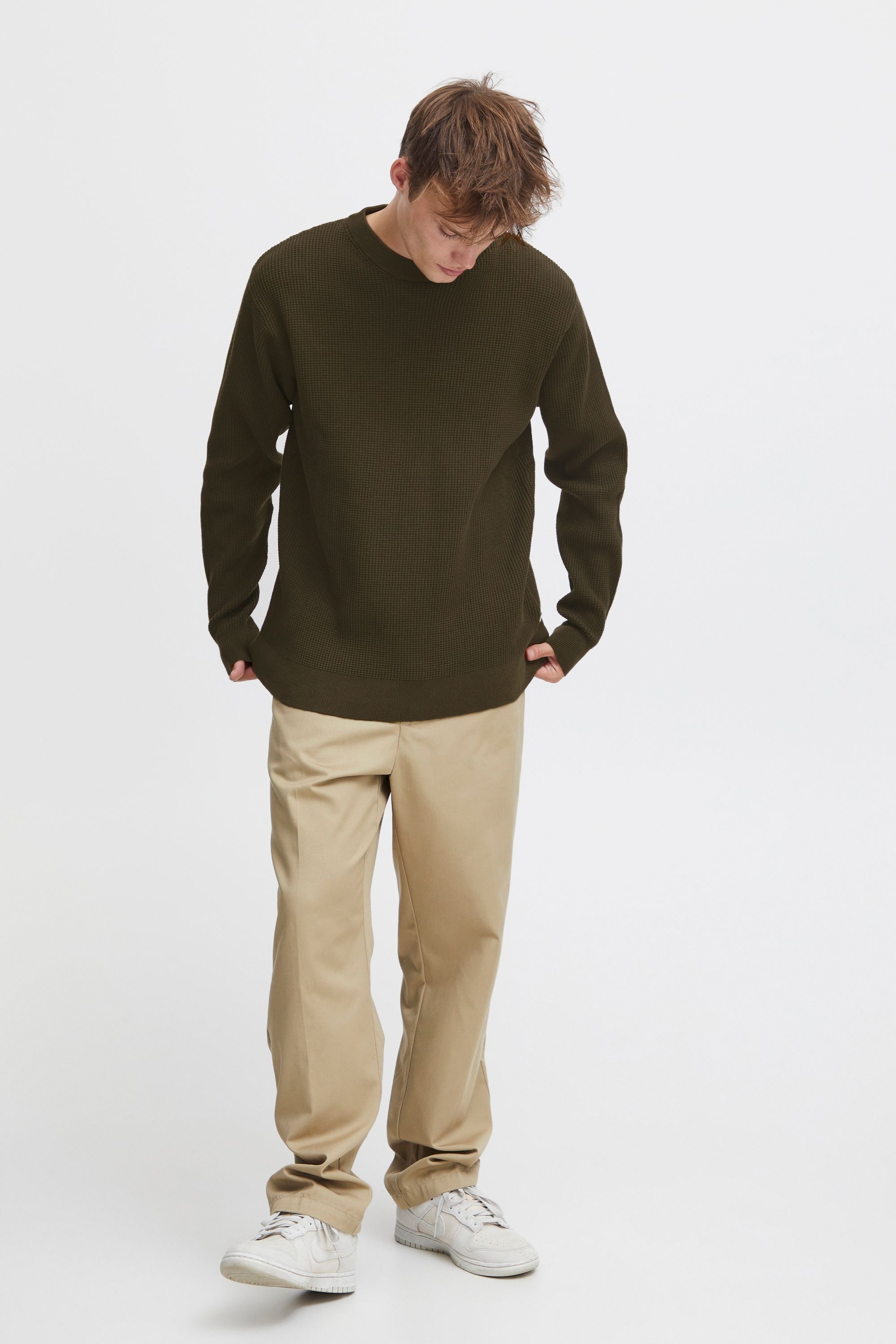 Solid Strickfleece-Pullover "Strickpullover SDHami" günstig online kaufen