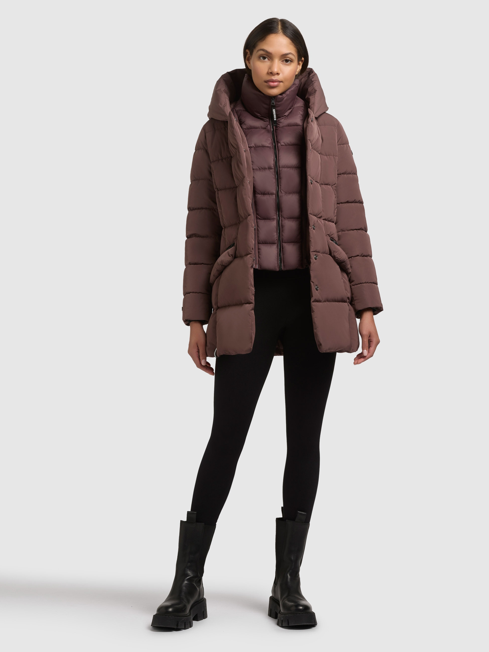 khujo Steppjacke "BRIC" mit Kapuze günstig online kaufen