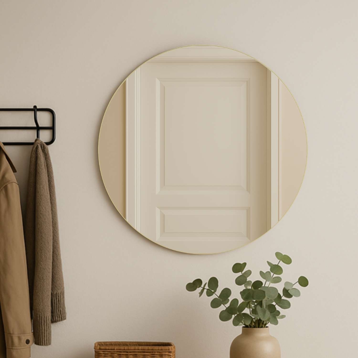 Loevschall Wandspiegel "Refine Wandspiegel rund – stilvoller Designspiegel günstig online kaufen