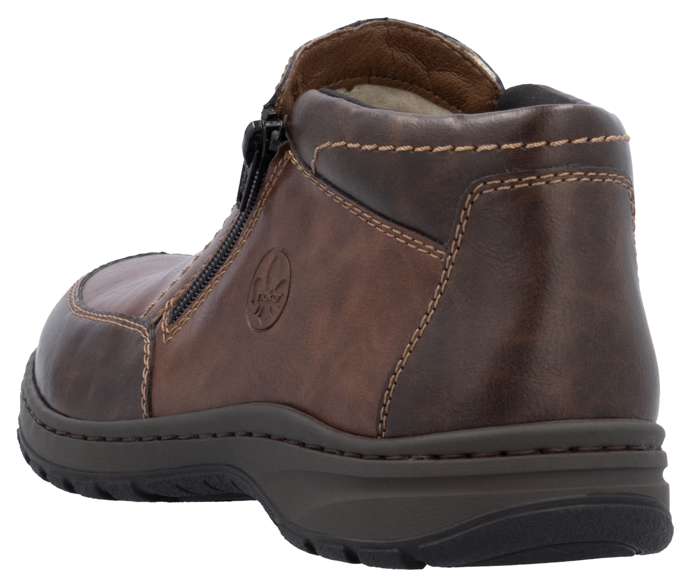 Rieker Winterboots, Winterstiefelette, Halbschuh mit beidseitigen Reißverschlüssen