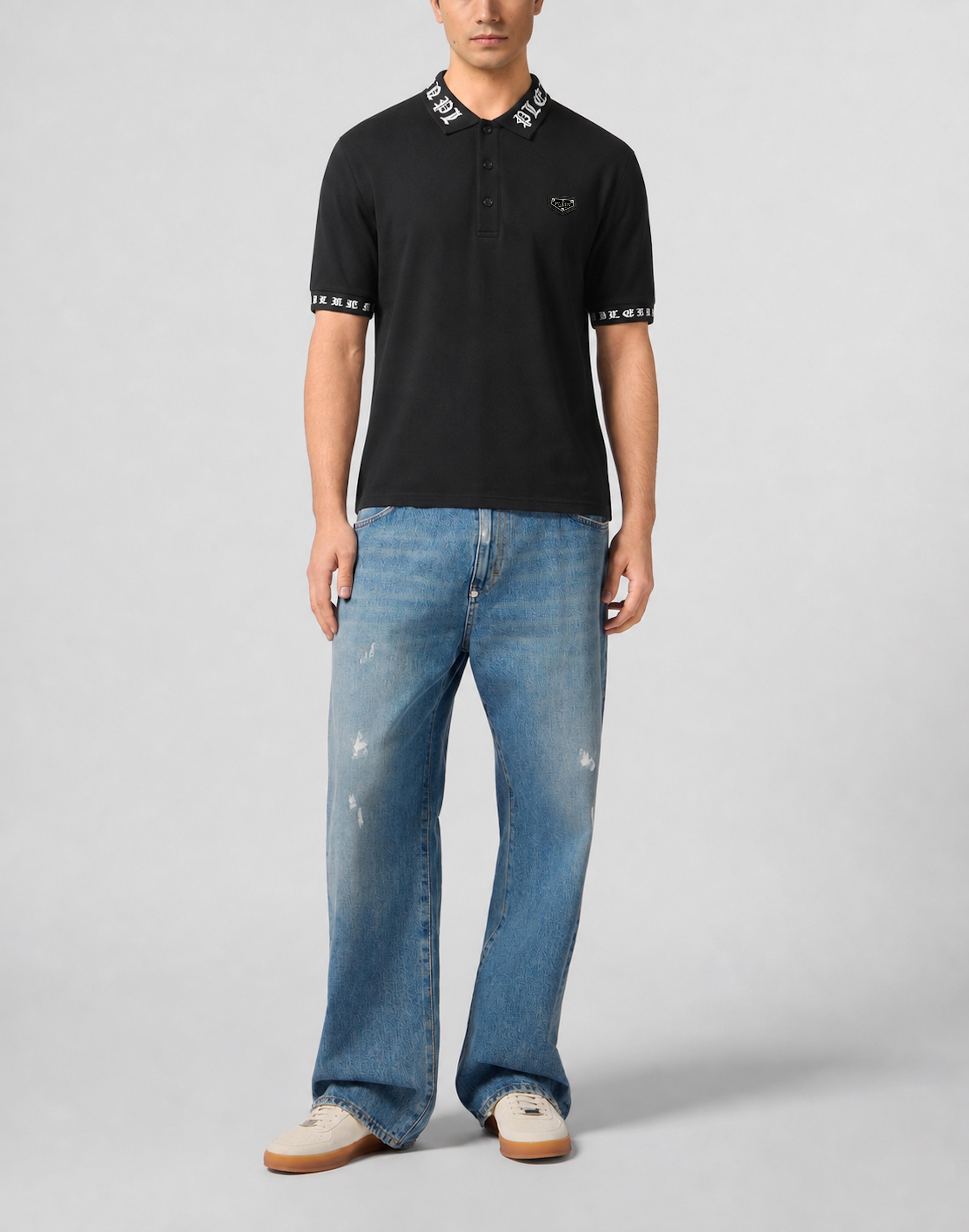 PHILIPP PLEIN Poloshirt »Kurzarm-Poloshirt«