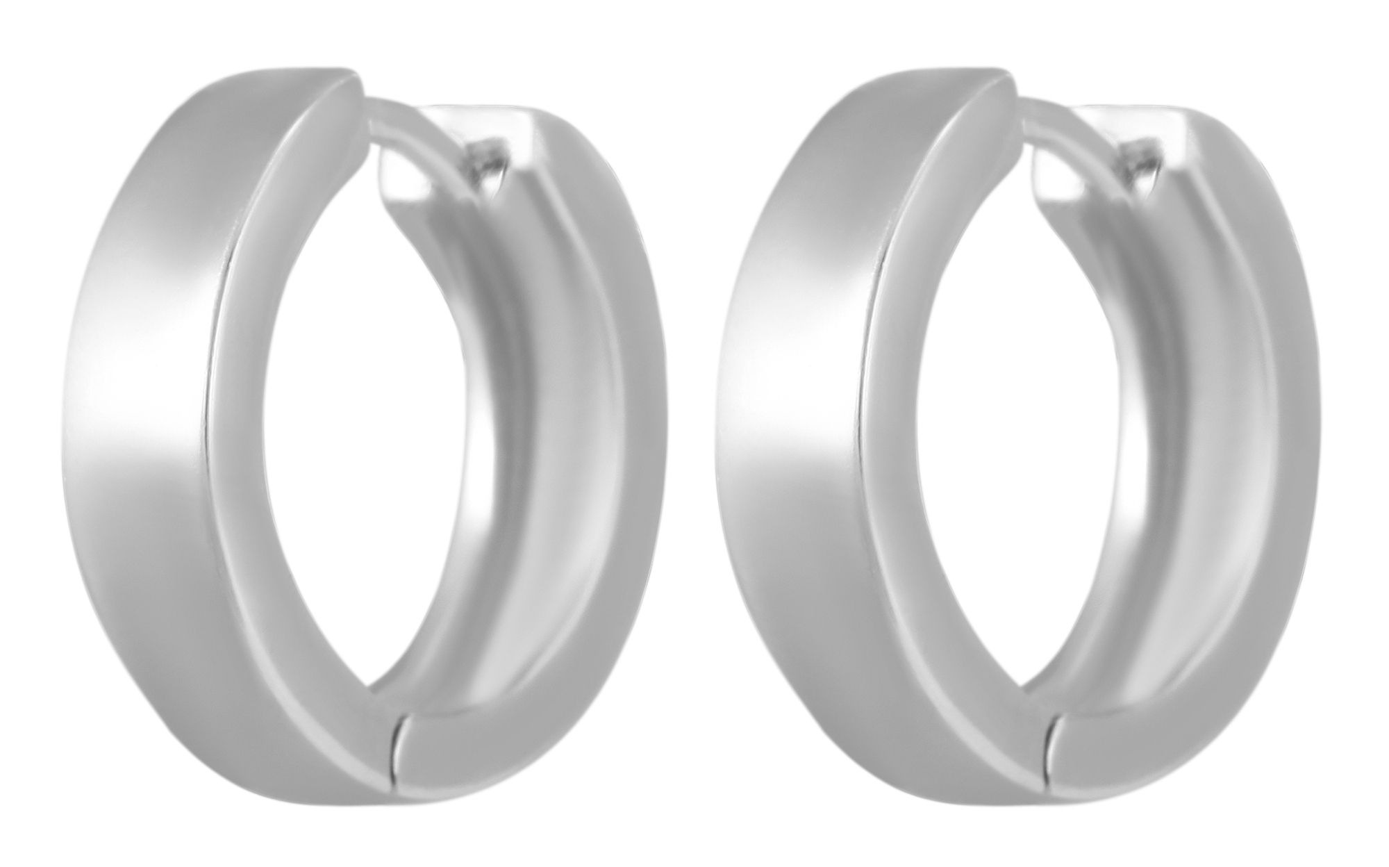 Adelia´s Klappcreolen »Unisex Ohrringe – Klappcreole aus 925 Silber« Ein kleines Geschenk mit großer Wirkung