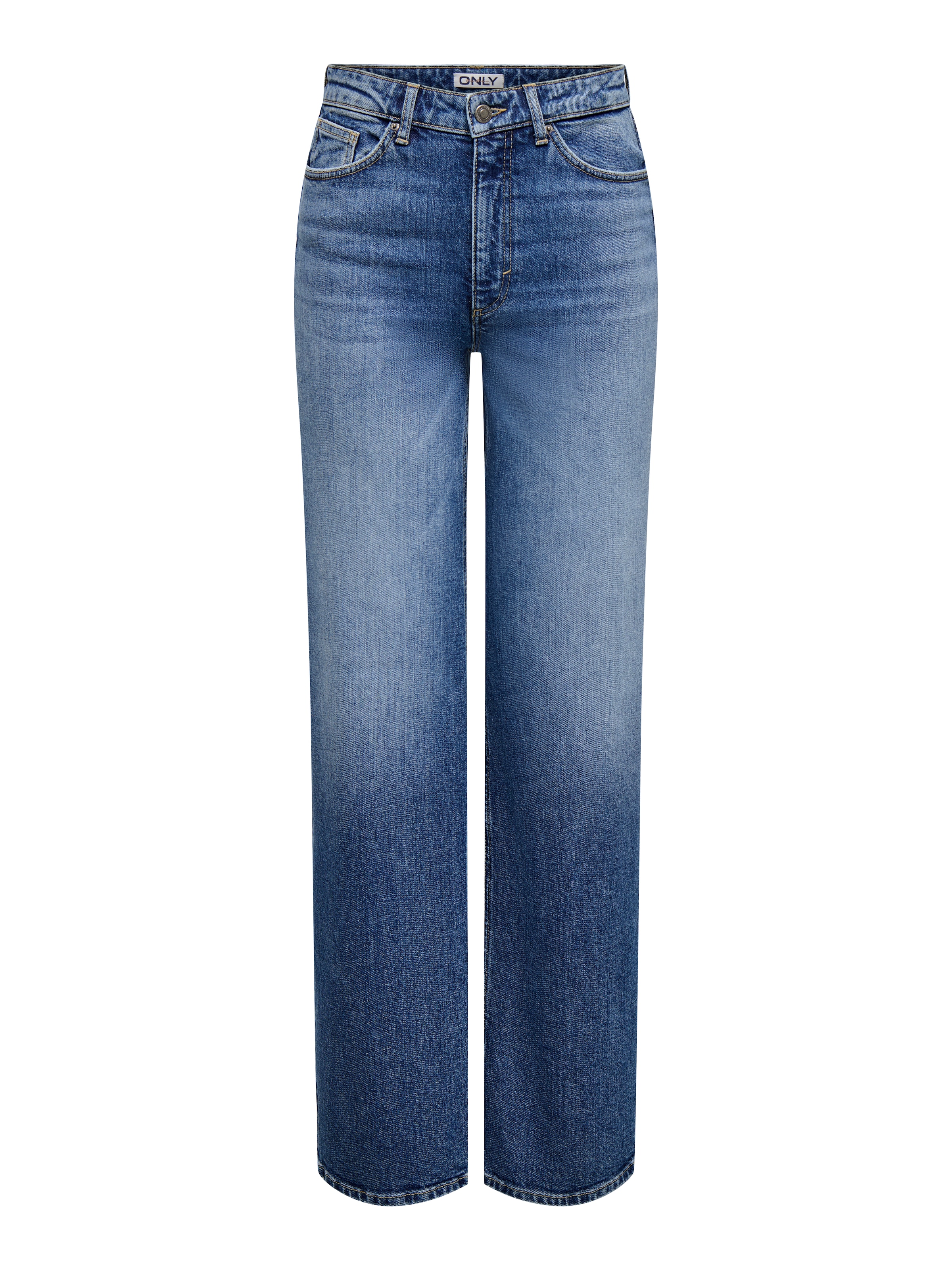 ONLY High-waist-Jeans »ONLJUICY HW WIDE LEG DOT330 DNM NOOS« Baumwollmischung, wide fit, high waist