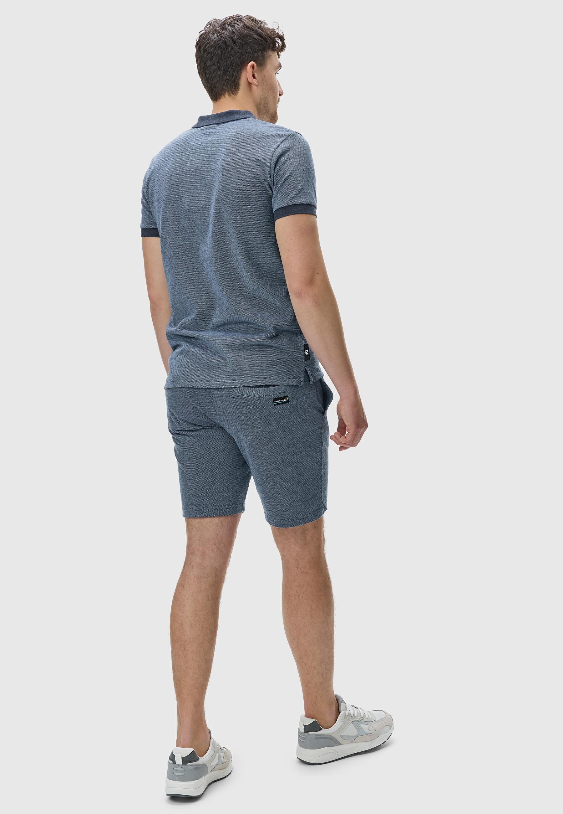 Ragwear Poloshirt »Set Porpi«, (2 tlg.), Modisches Herren Set aus Hemd und kurzer Hose