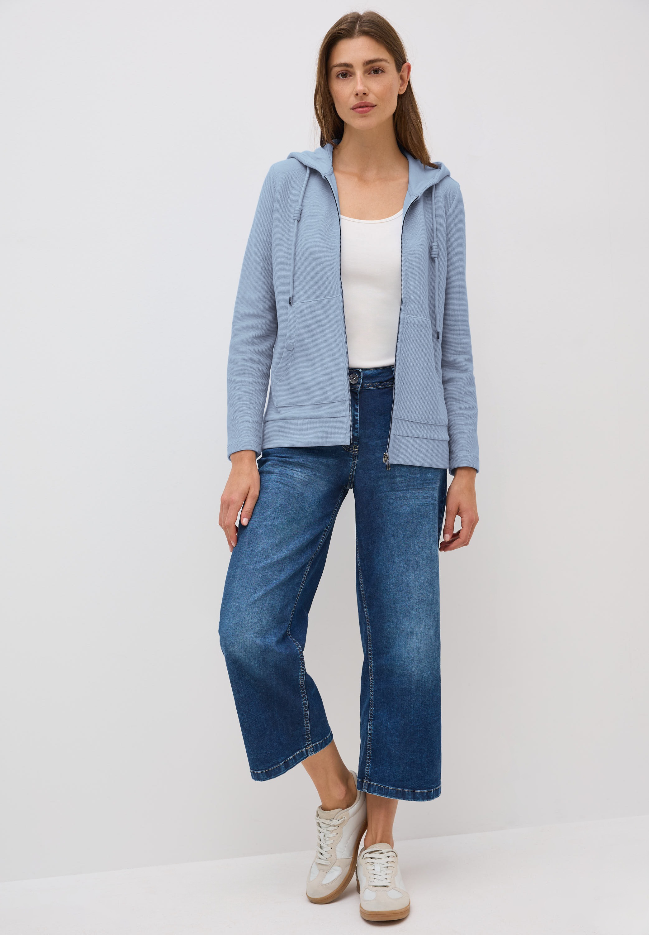 Cecil Sweatjacke, mit Kängurutasche