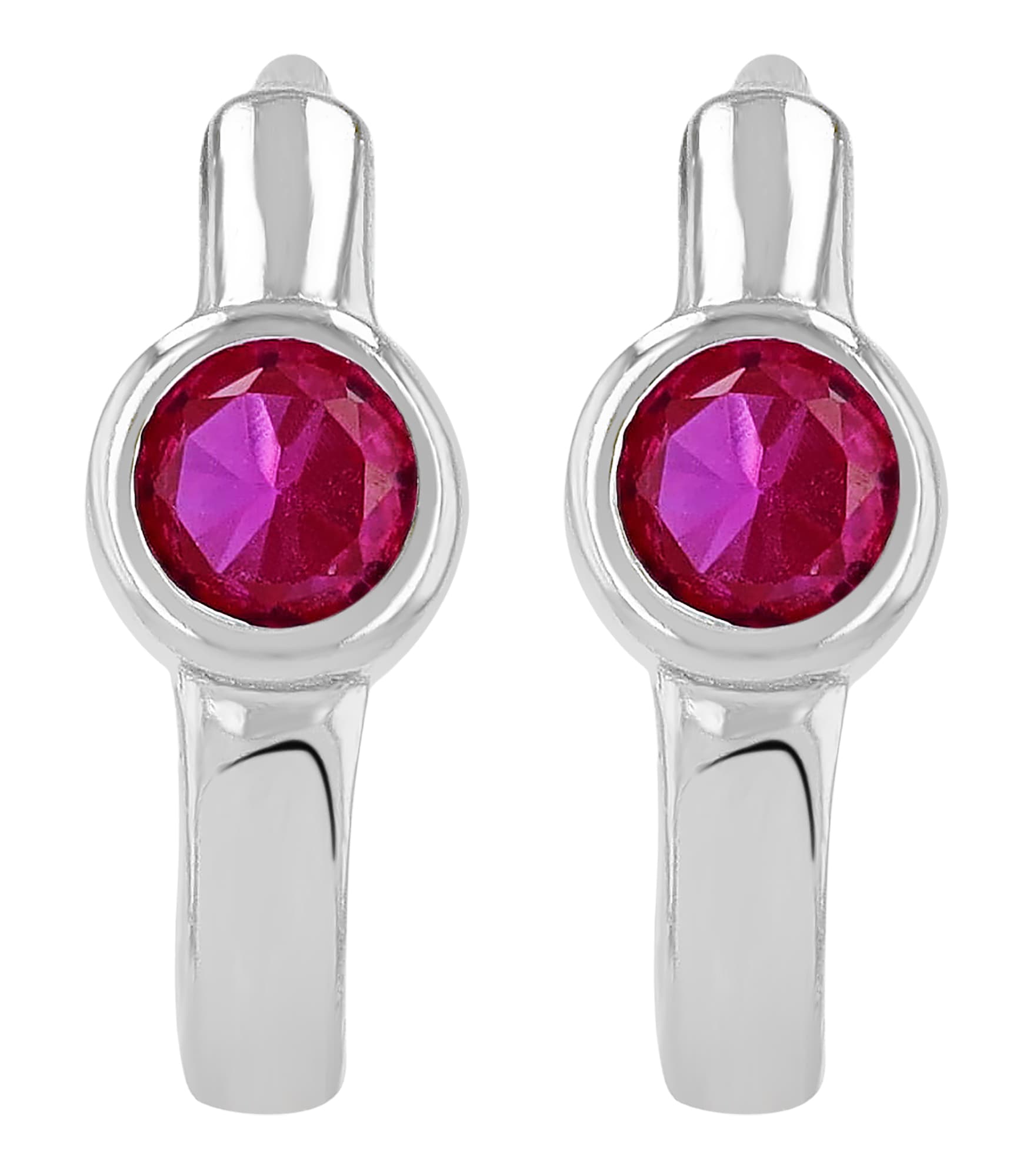 Adelia´s Klappcreolen "Damen Ohrringe – Klappcreole aus 925 Silber mit Zirk günstig online kaufen