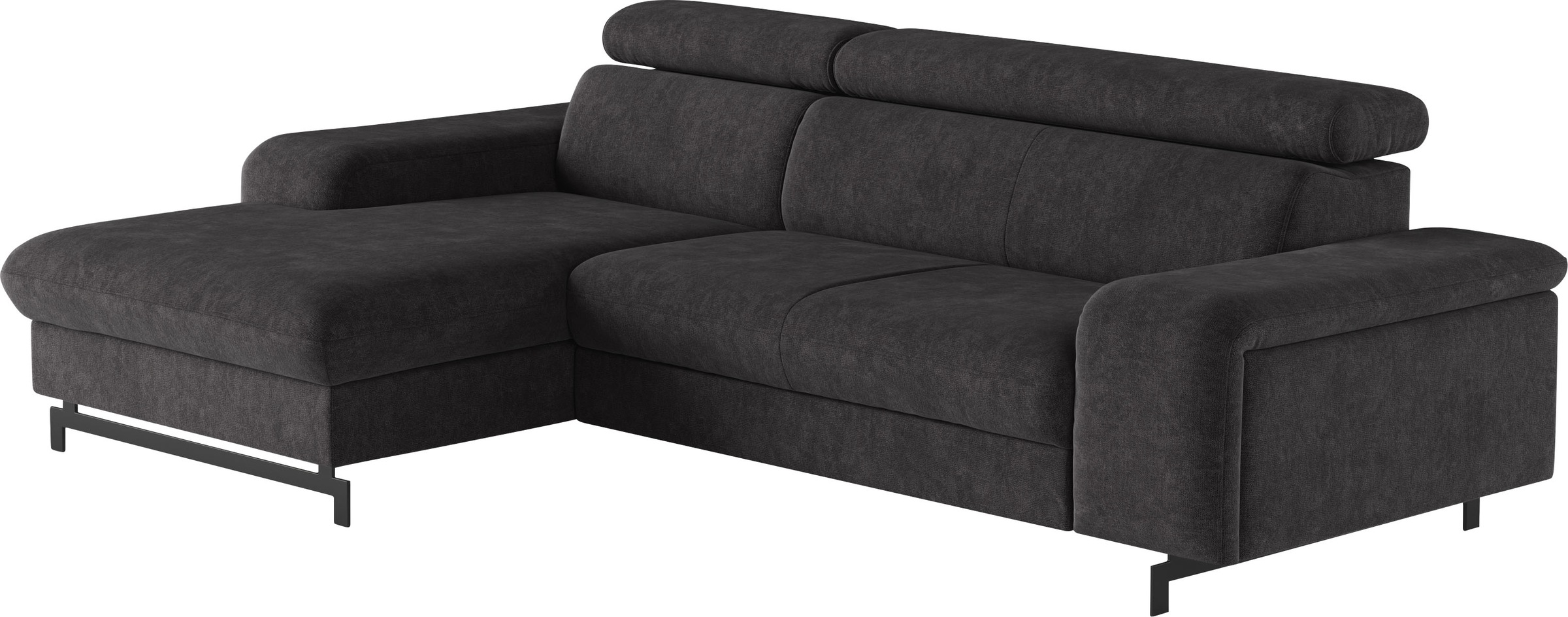 COTTA Ecksofa »Emma L-Form«, mit Kopfteilverstellung, wahlweise mit Bettfunktion & Bettkasten