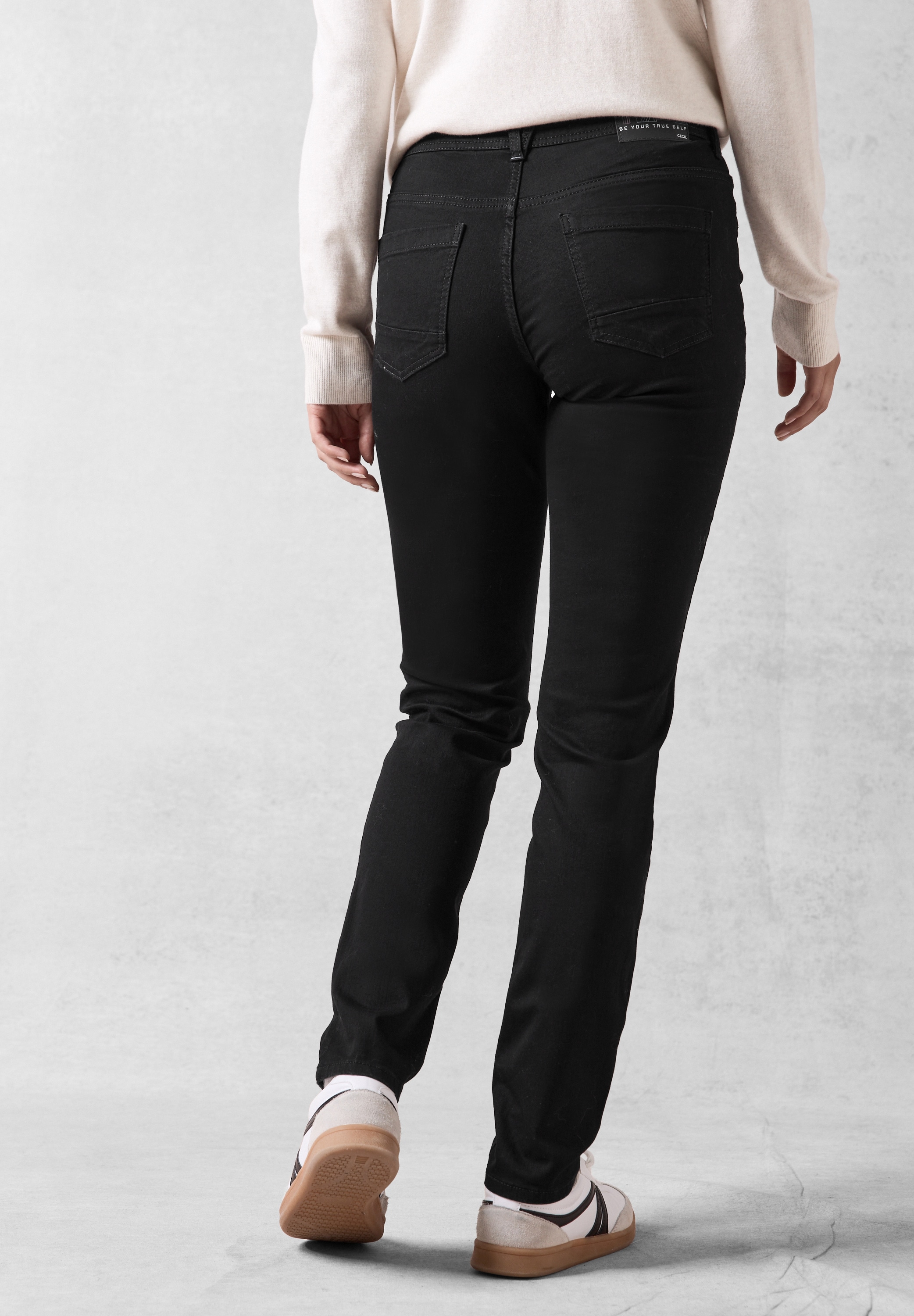 Cecil Slim-fit-Jeans, Middle Waist günstig online kaufen