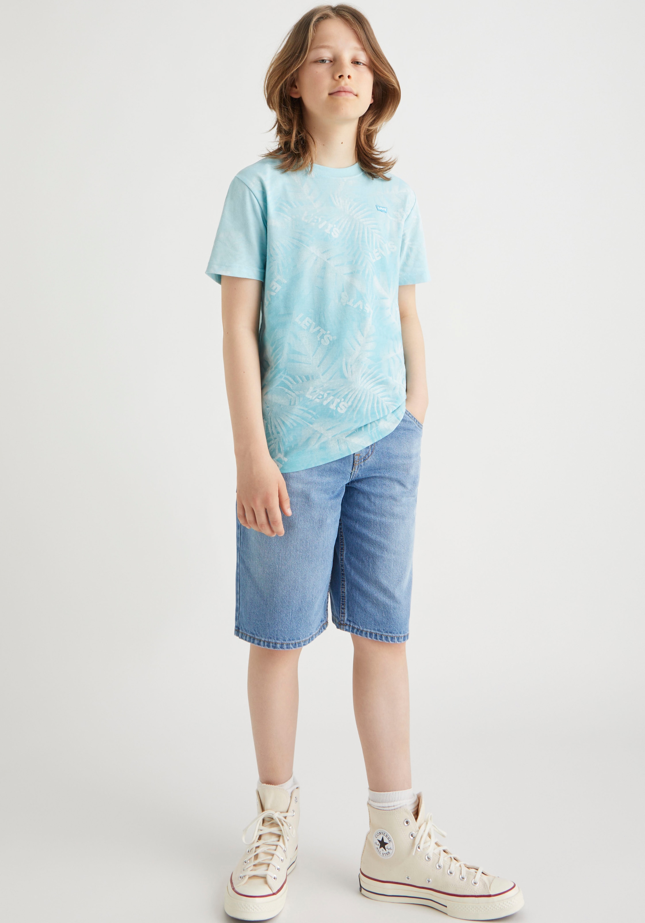Levi's® Kids Rundhalsshirt »BARELY THERE PALM TEE«, for BOYS